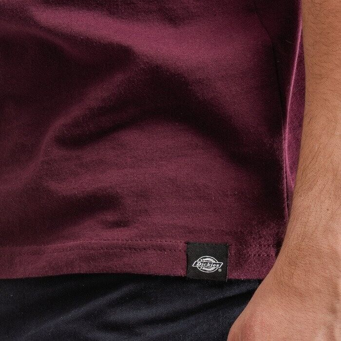 Dickies T-Shirt Men's Purple Horseshoe Logo Crew Neck Short Sleeve Pullover