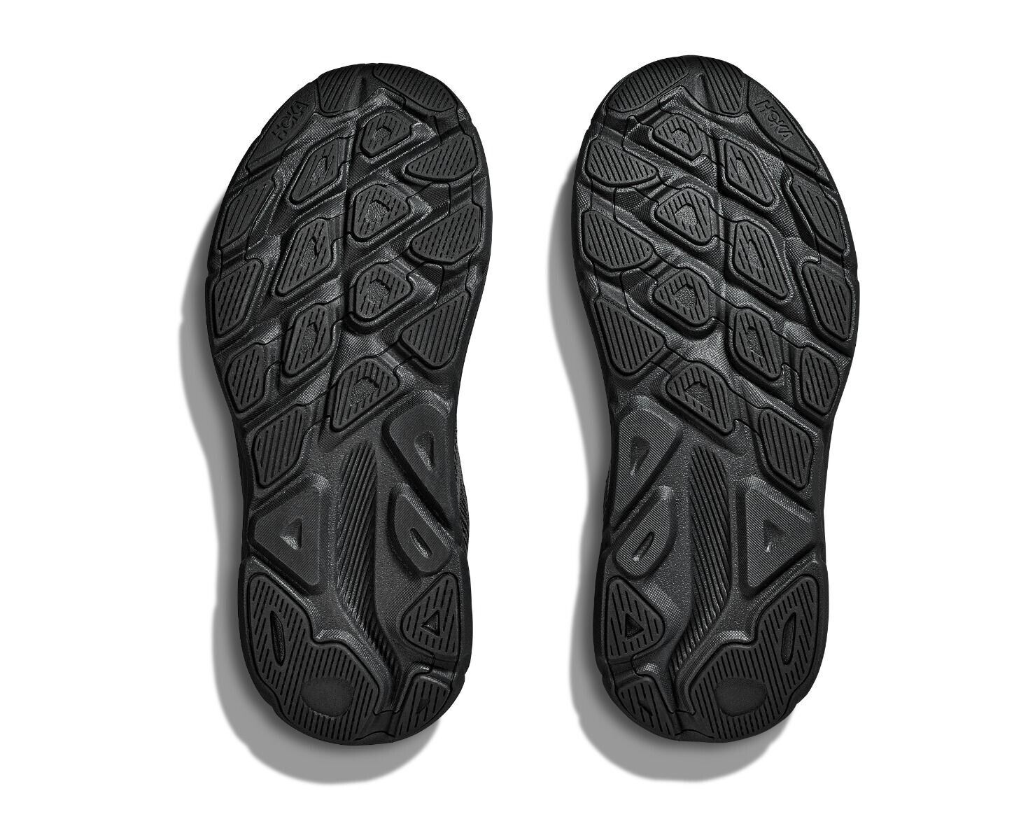 Hoka One One Clifton 9 1127895-BBLC Sneakers Men's Black Lace-Up Running Shoes