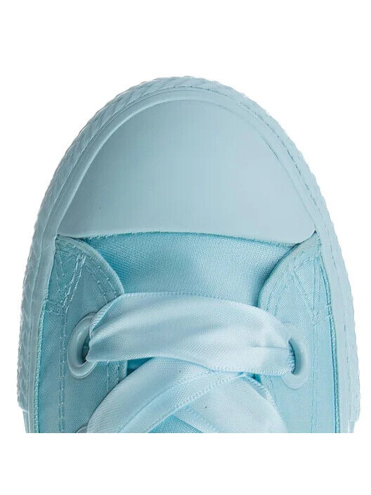 Converse Ctas Big Eyelets Ox Sneakers Kids Blue Low Top Skate Shoes