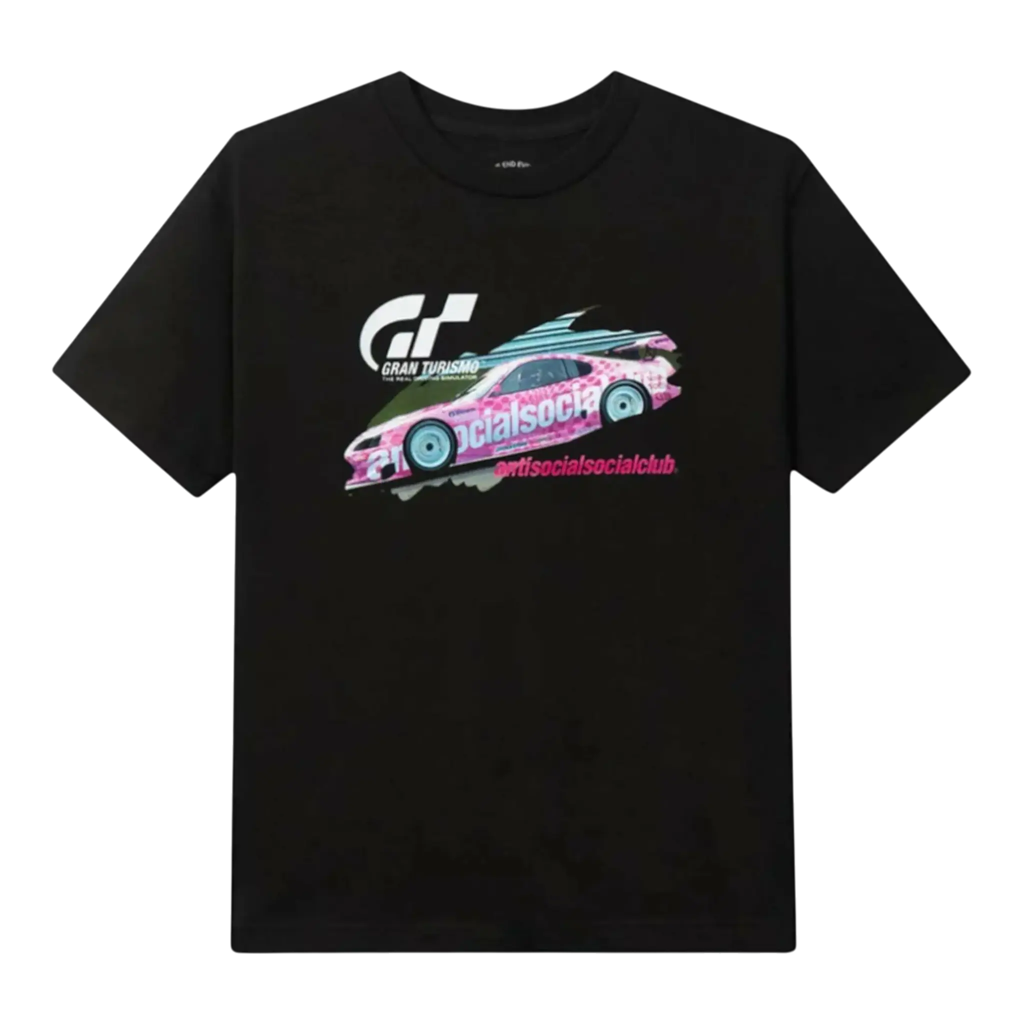Anti Social Social Club Gran Turismo Logo Men T-Shirt Black Anti Social Social Club