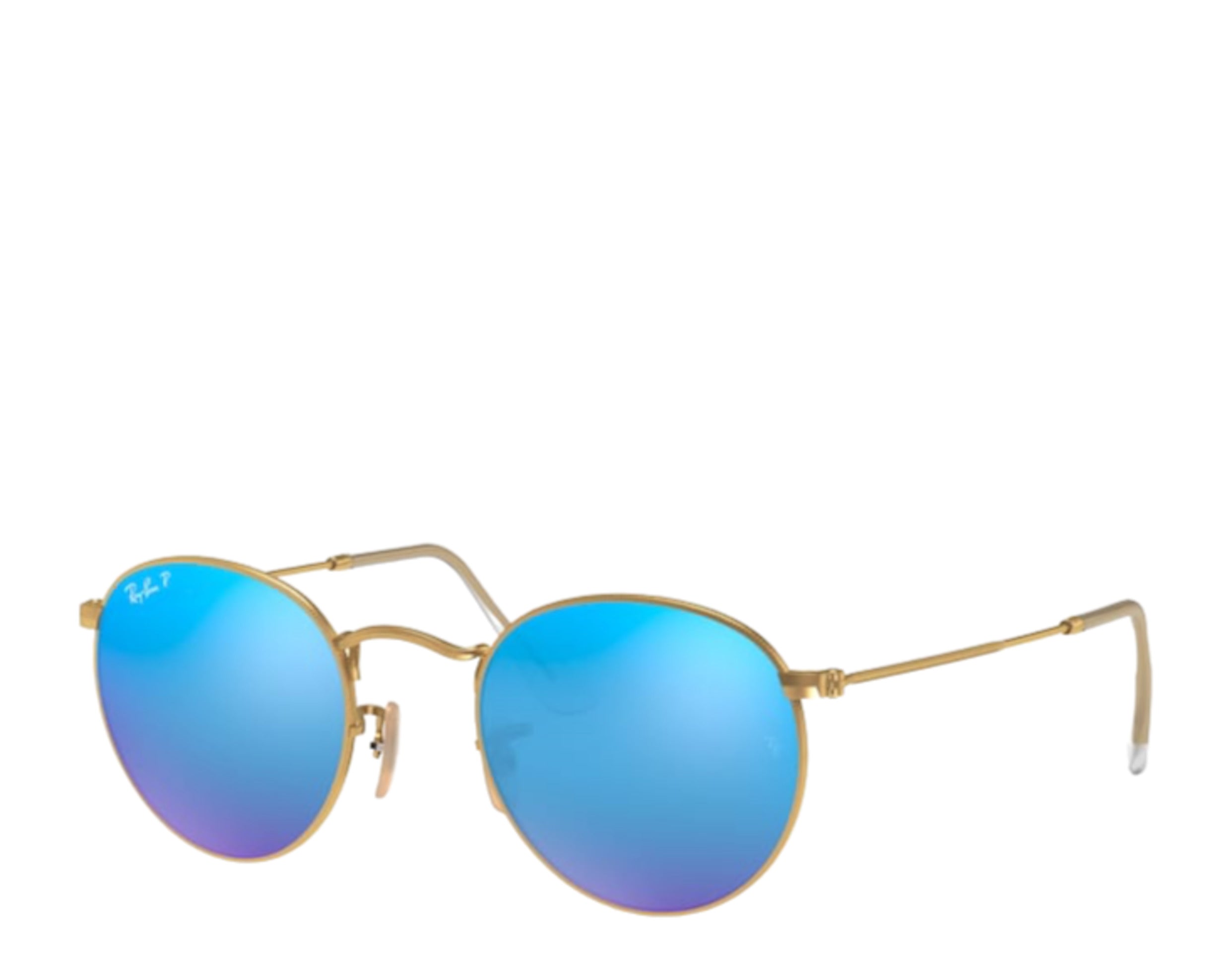 Ray-Ban RB3447 Round Metal Polarized Sunglasses – NYCMode