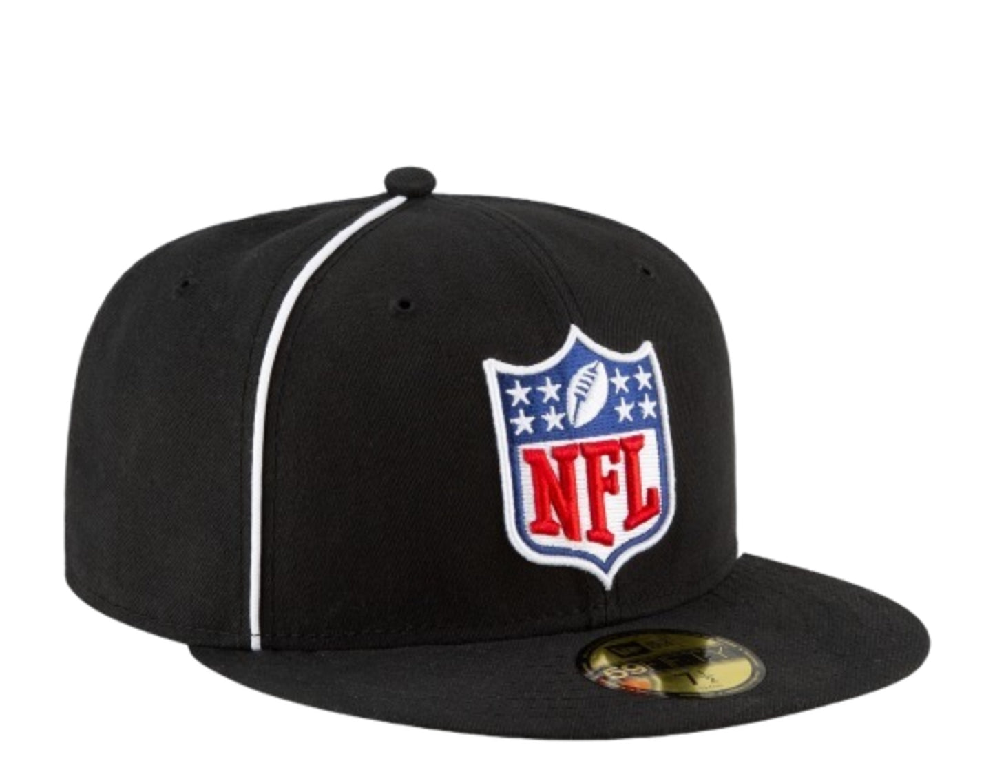 New Era 59Fifty NFL Officials Shield Logo On Field Fitted Hat