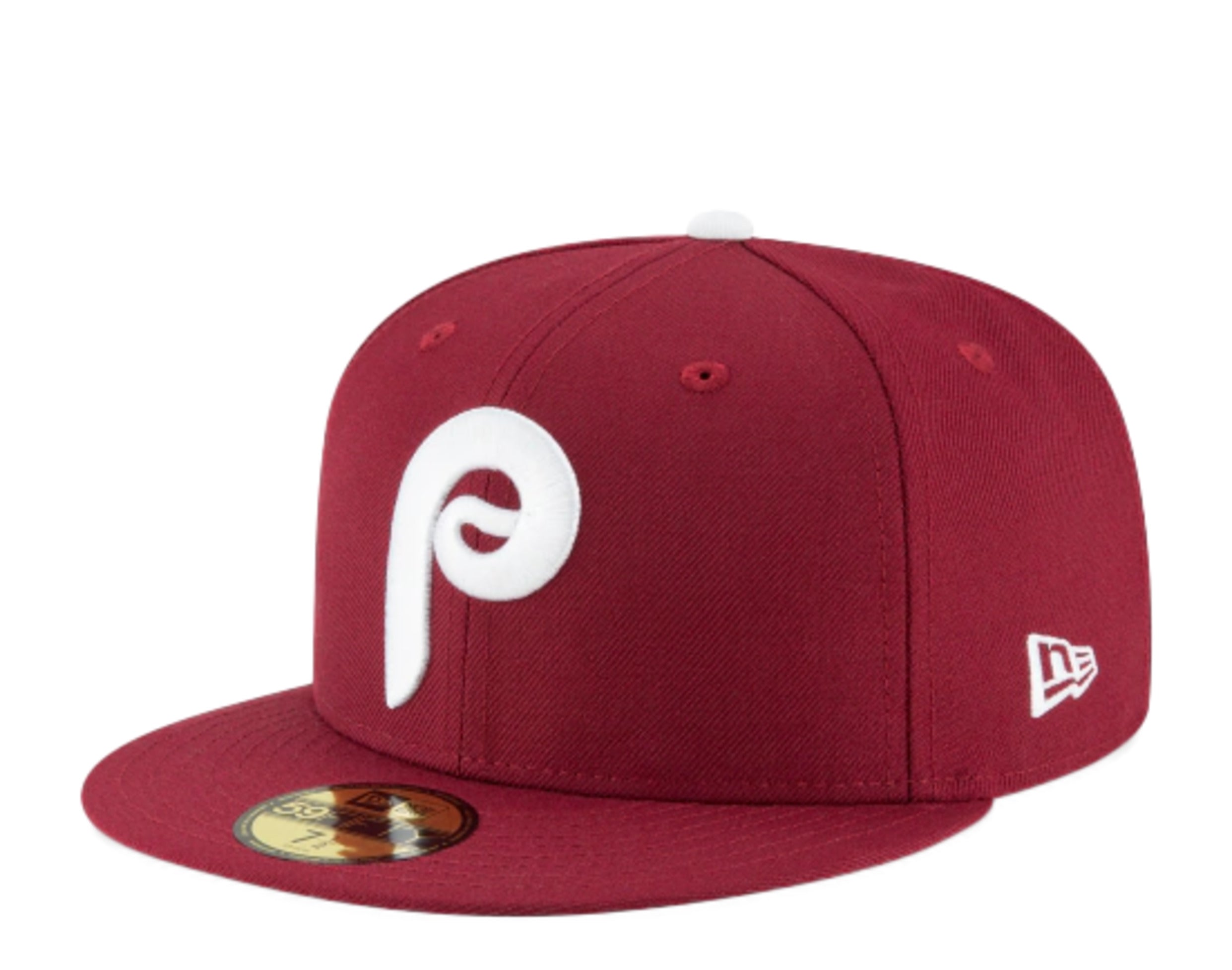 Philadelphia Phillies New Era Cooperstown Collection Wool 59FIFTY Fitted Hat - Maroon
