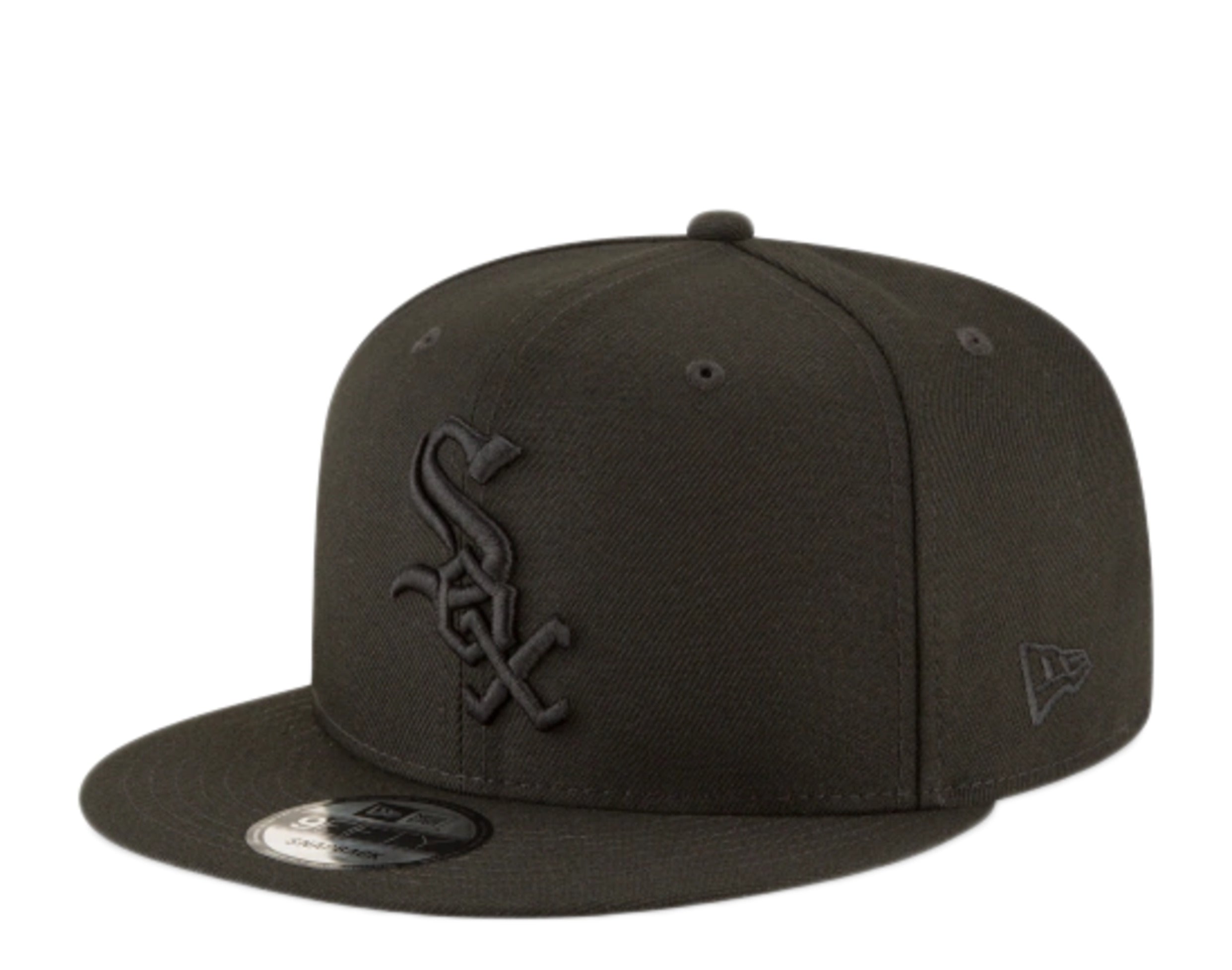 New Era 9Fifty MLB Chicago White Sox Blackout Basic Snapback Hat