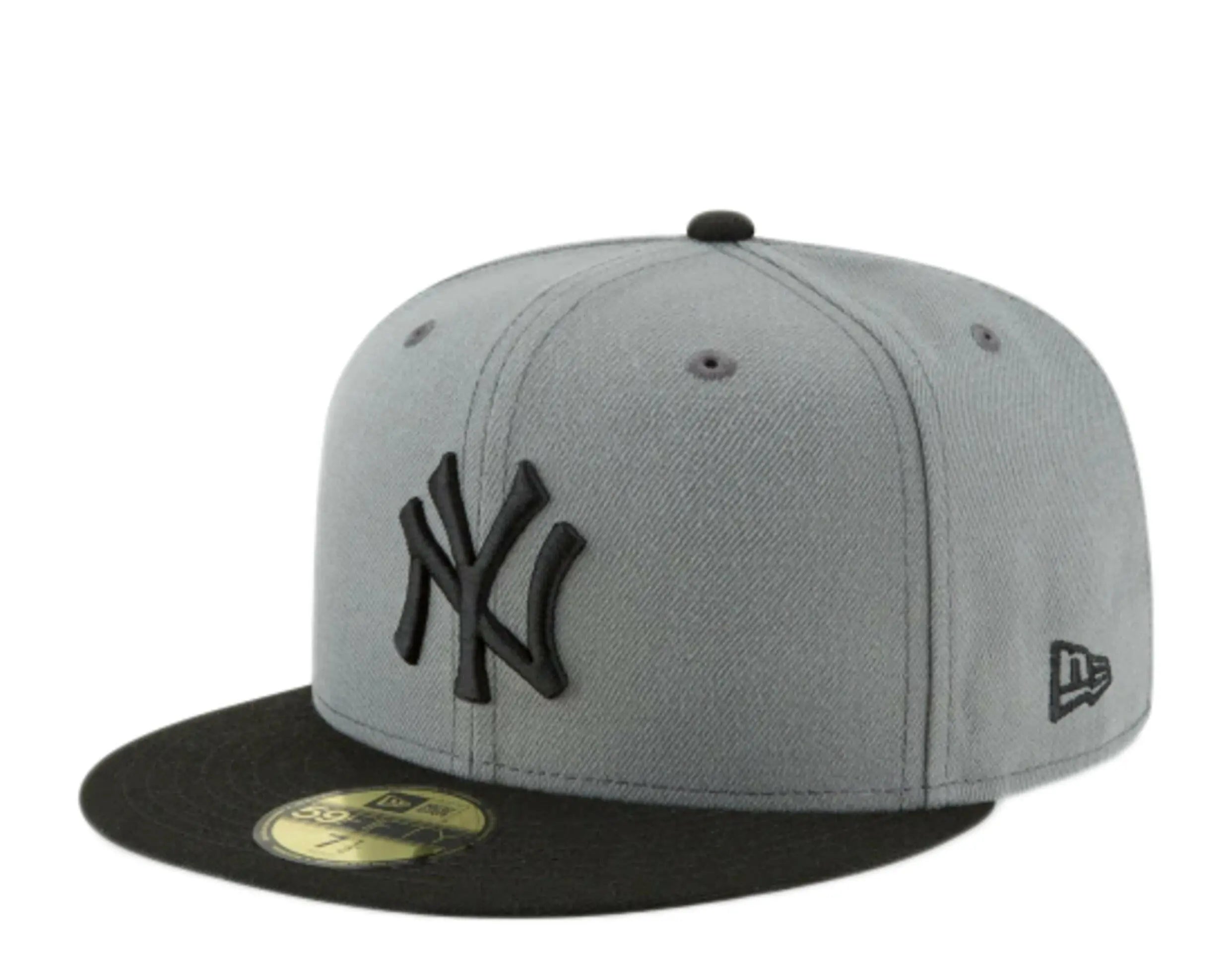 New Era 59Fifty MLB New York Yankees Storm Gray Basic Fitted Hat.