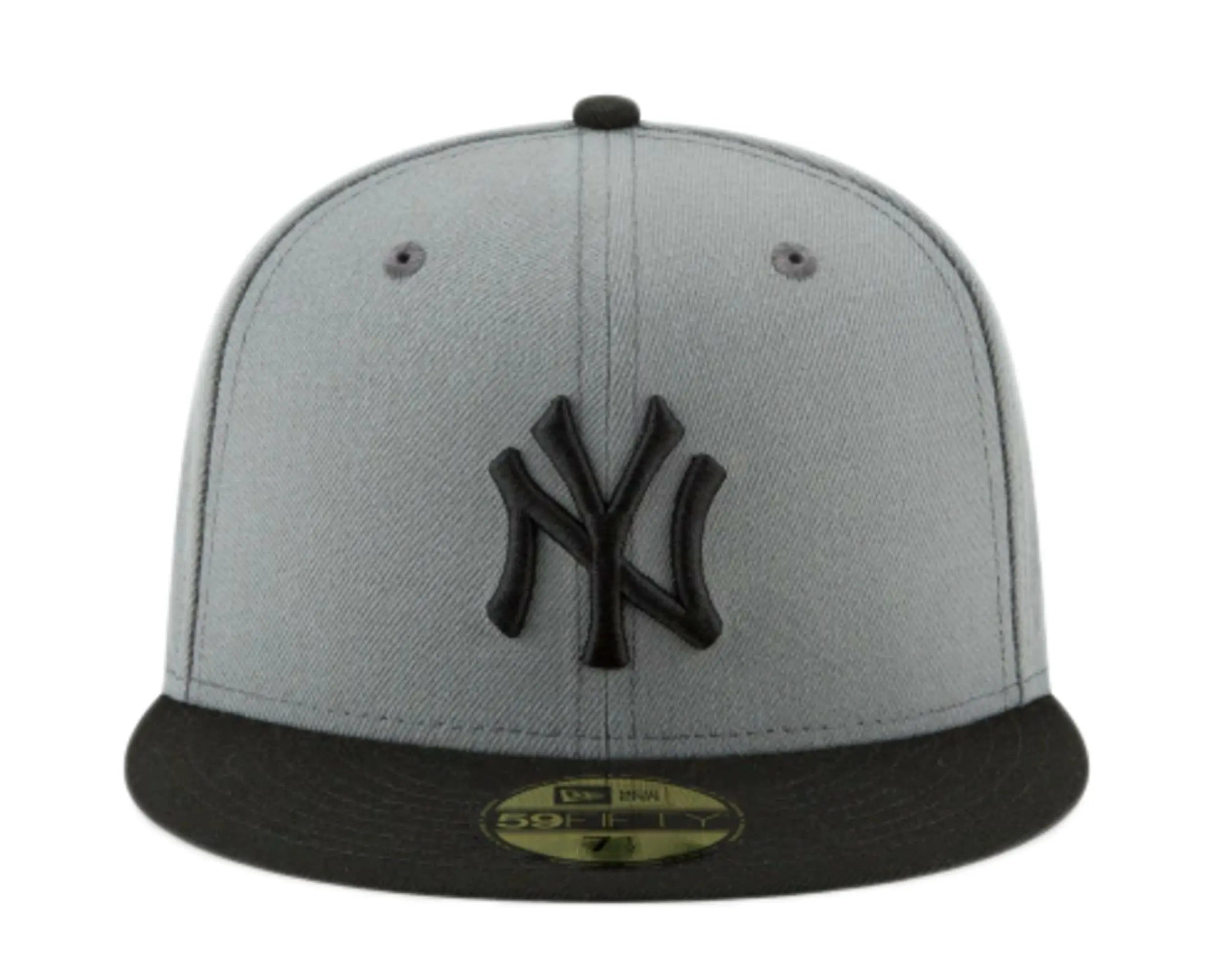 New Era 59Fifty MLB New York Yankees Storm Gray Basic Fitted Hat.