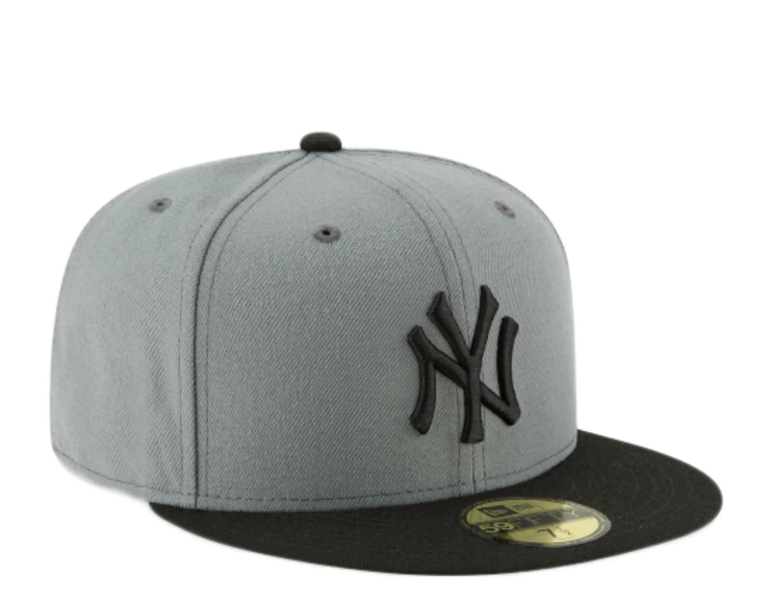 New Era 59Fifty MLB New York Yankees Storm Gray Basic Fitted Hat.