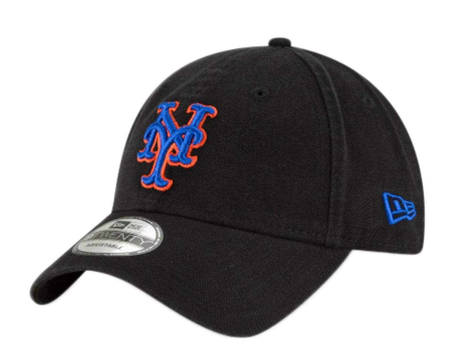 New Era 9Twenty New York Mets Black Core Classic Adjustable Dad Hat