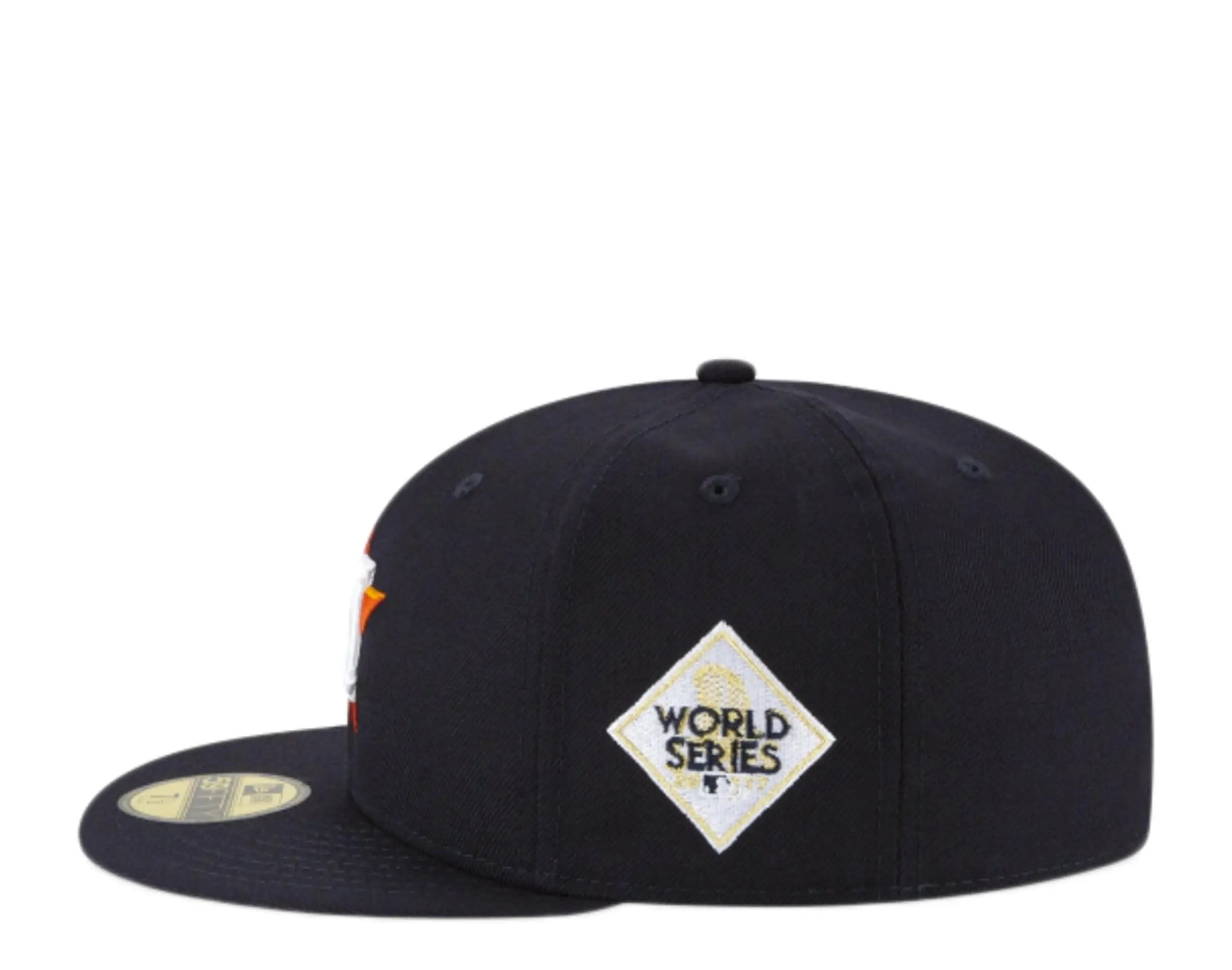 New Era 59Fifty MLB Houston Astros 2017 World Series Fitted Hat.