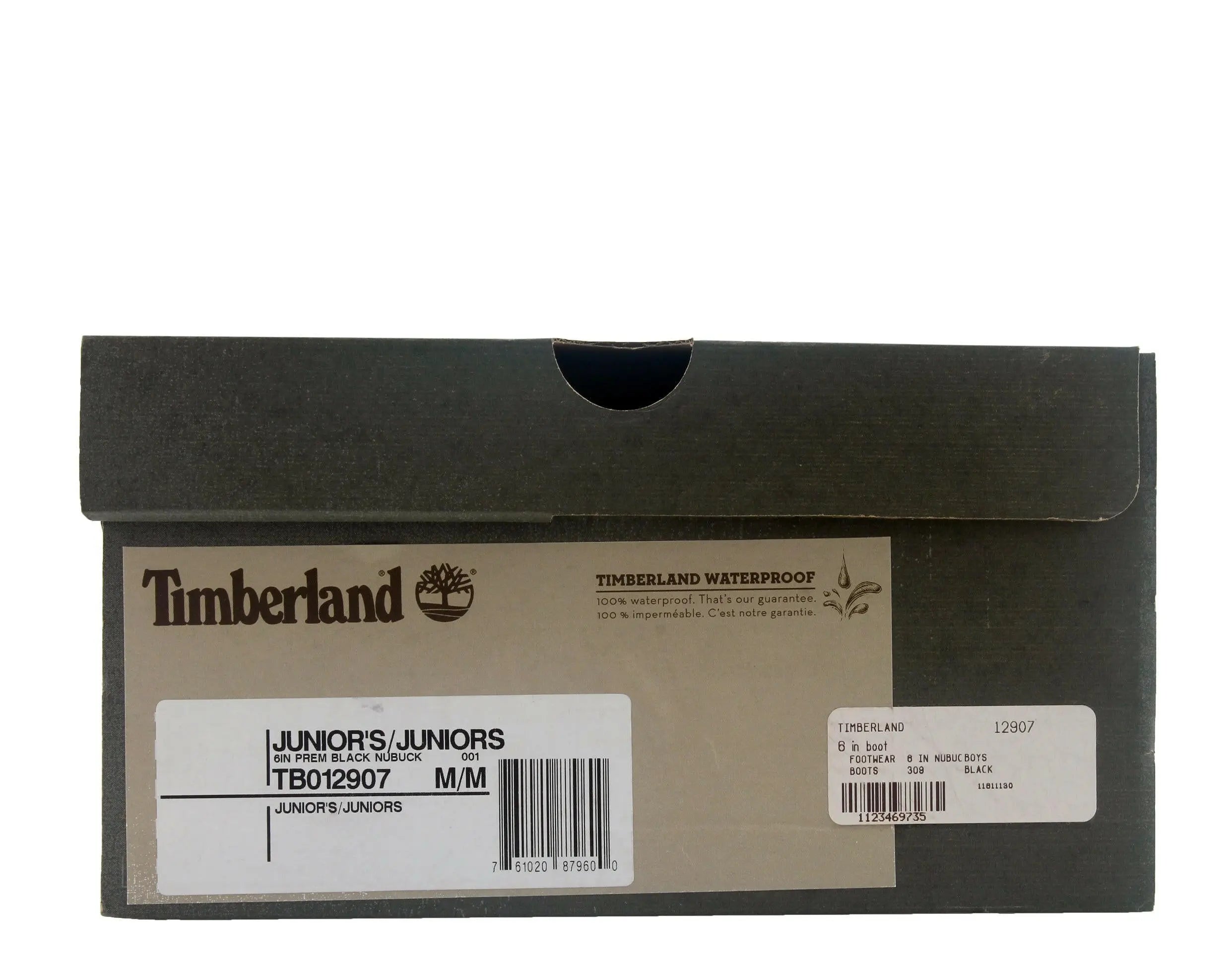 Timberland 6-Inch Premium Waterproof Junior Big Kids Boots.
