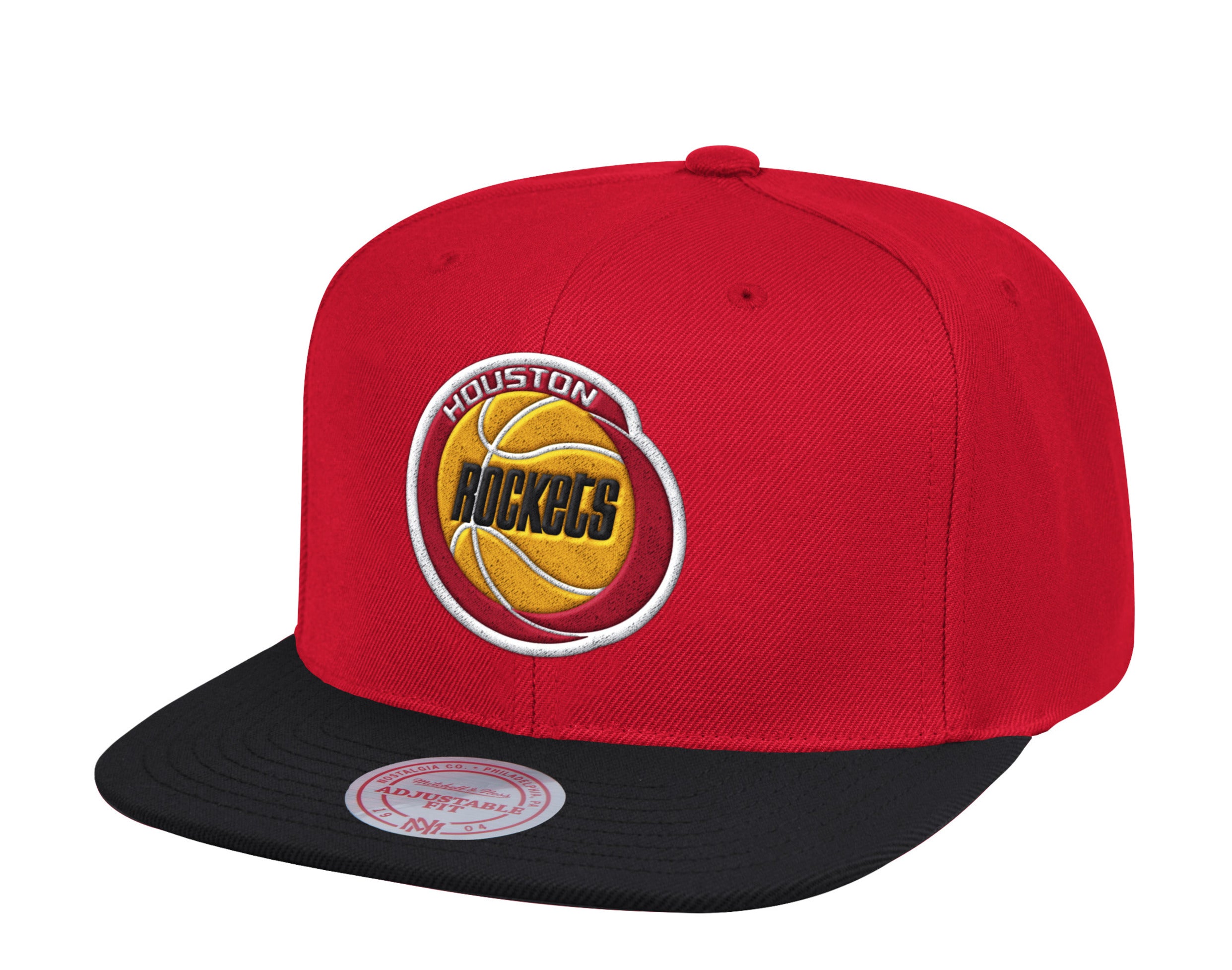 Mitchell & Ness 2 Tone Classic HWC Houston Rockets Snapback Hat