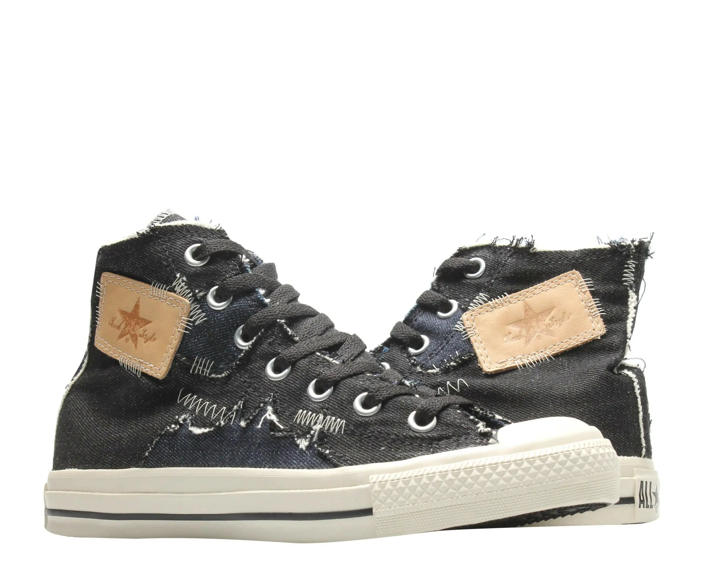 Converse Chuck Taylor All Star Denim Stitch Hi Sneakers.