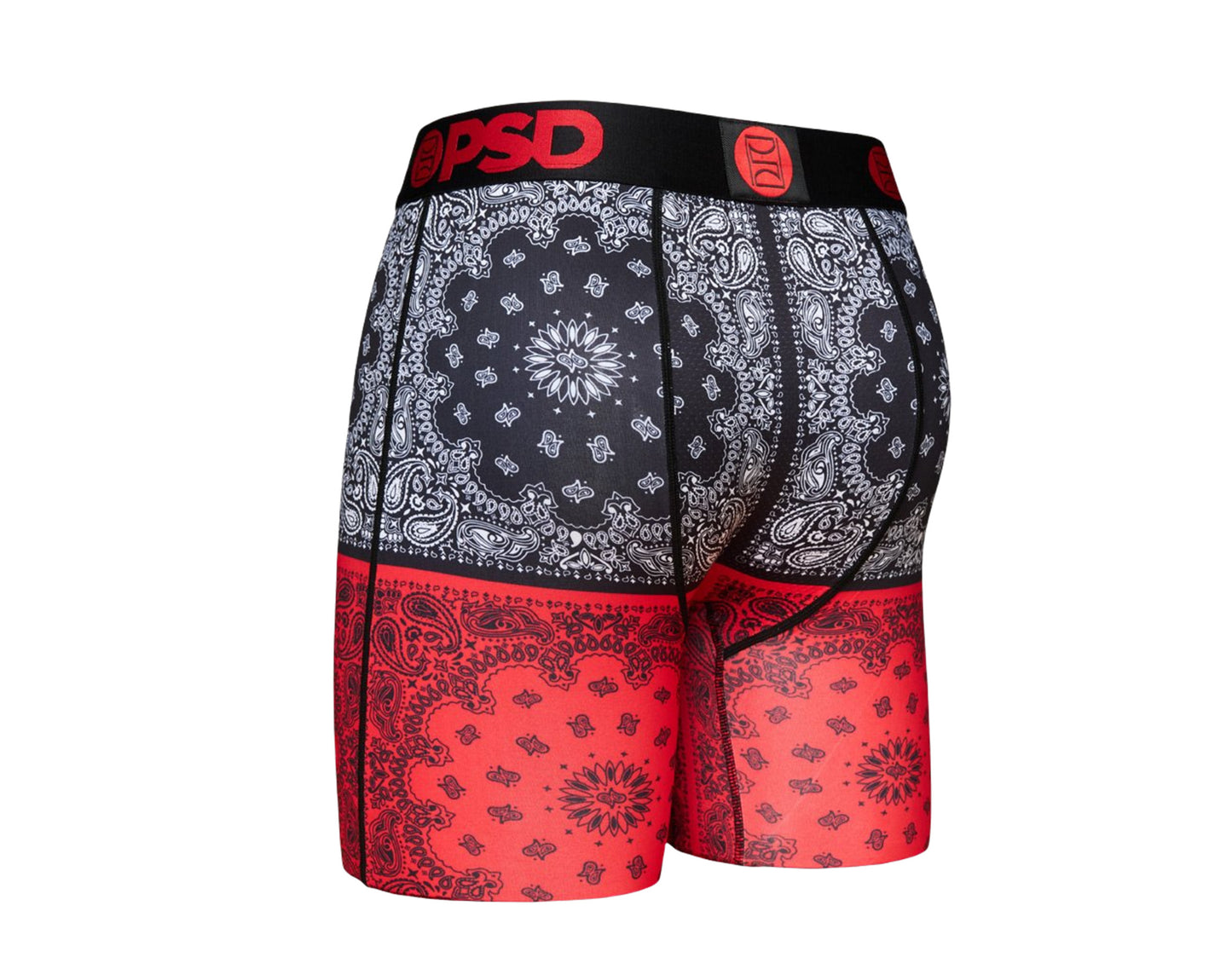 PSD Bandana Split Boxer Briefs Men's Underwear