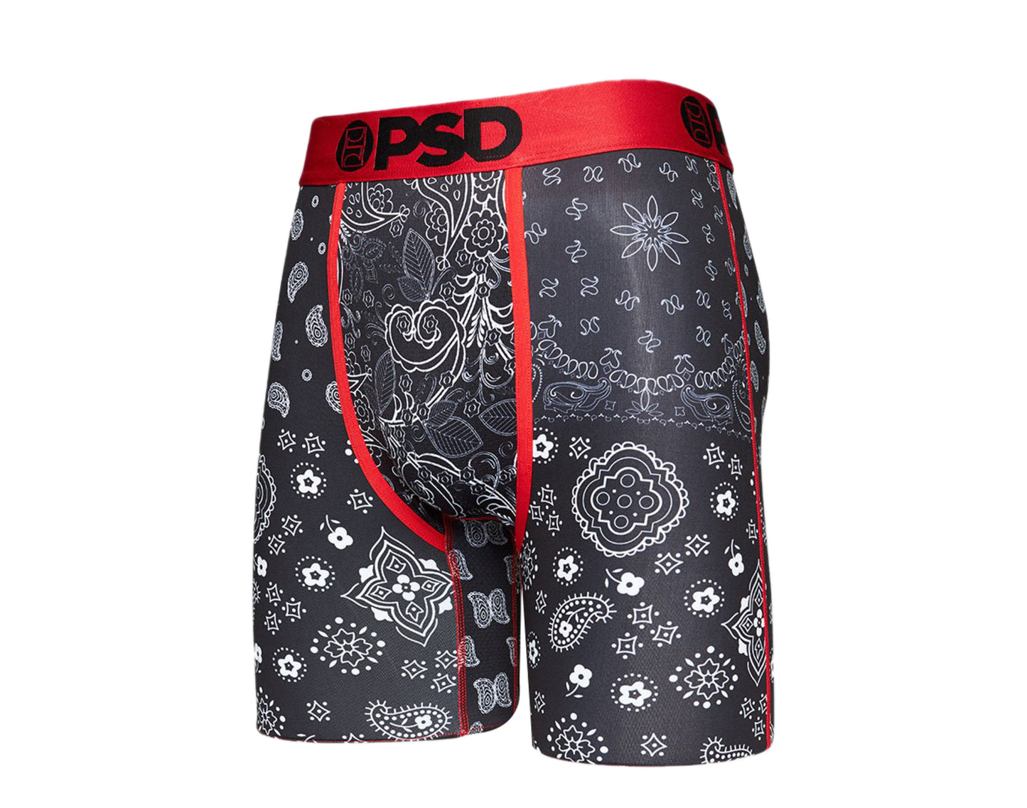 PSD Black Hype Bandana Boxer Briefs Men's Underwear