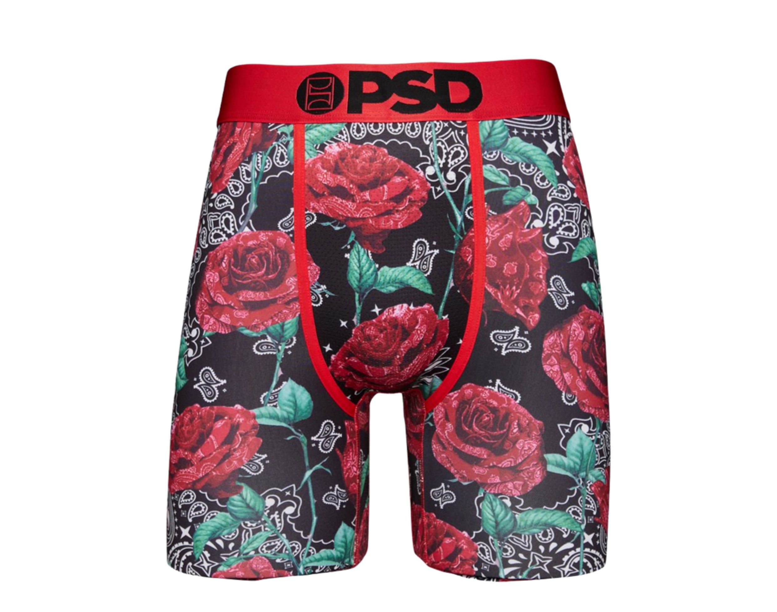 PSD Bandana Roses Boxer Briefs Men's Underwear