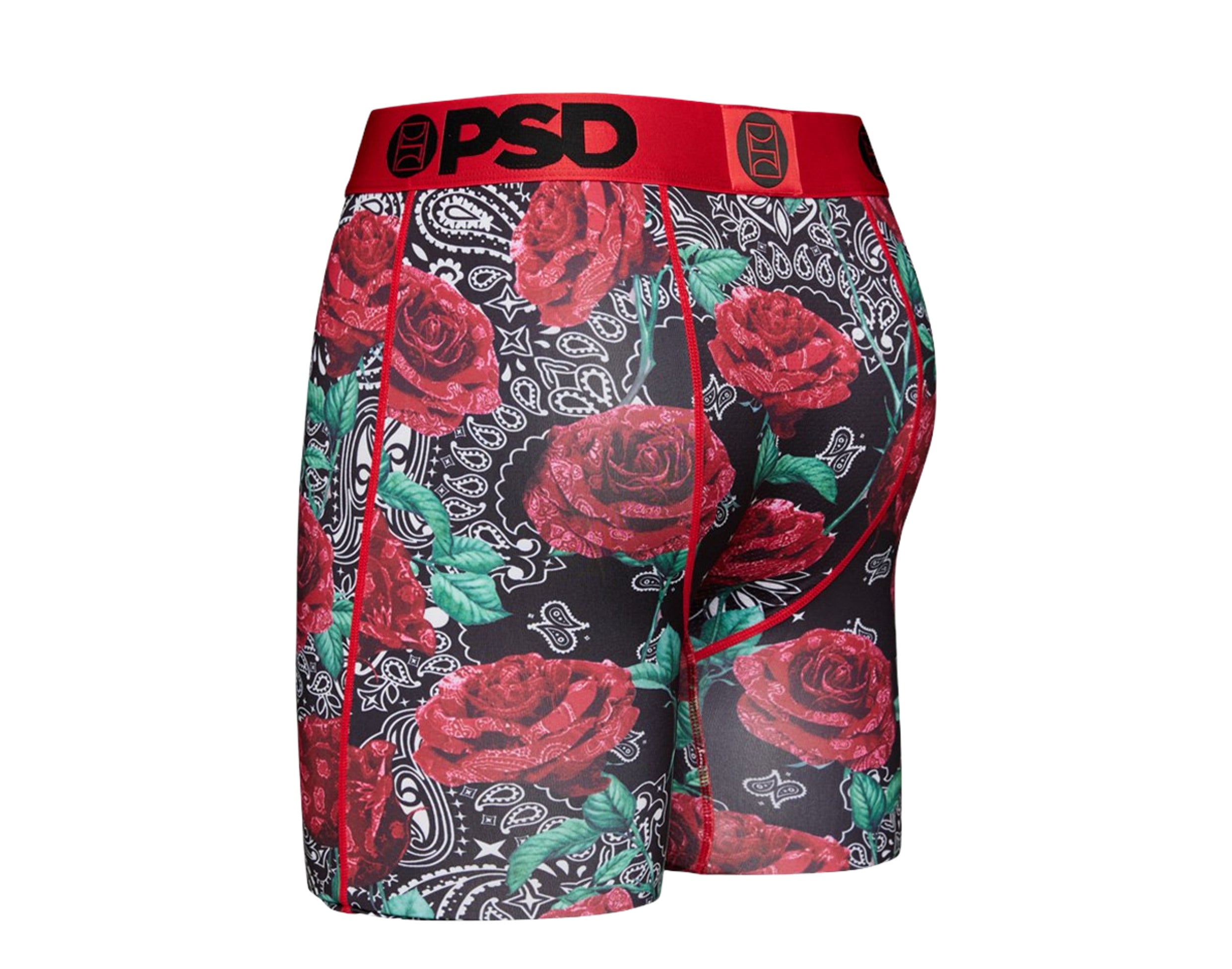 PSD Bandana Roses Boxer Briefs Men's Underwear