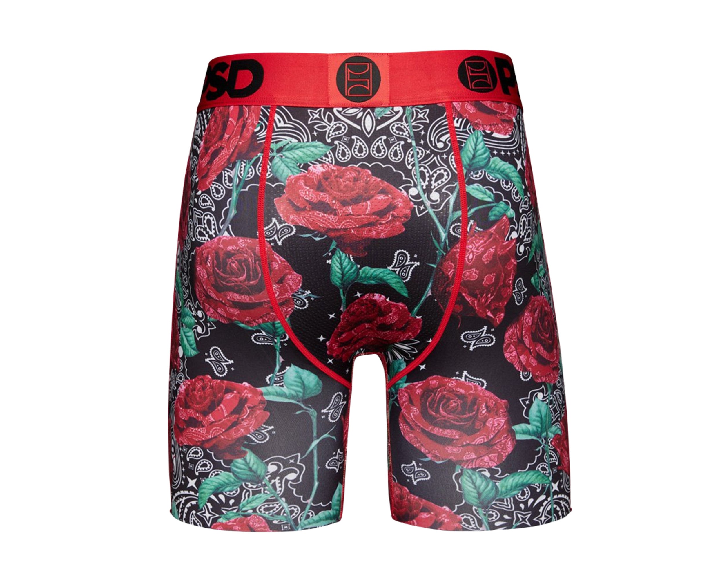 PSD Bandana Roses Boxer Briefs Men's Underwear