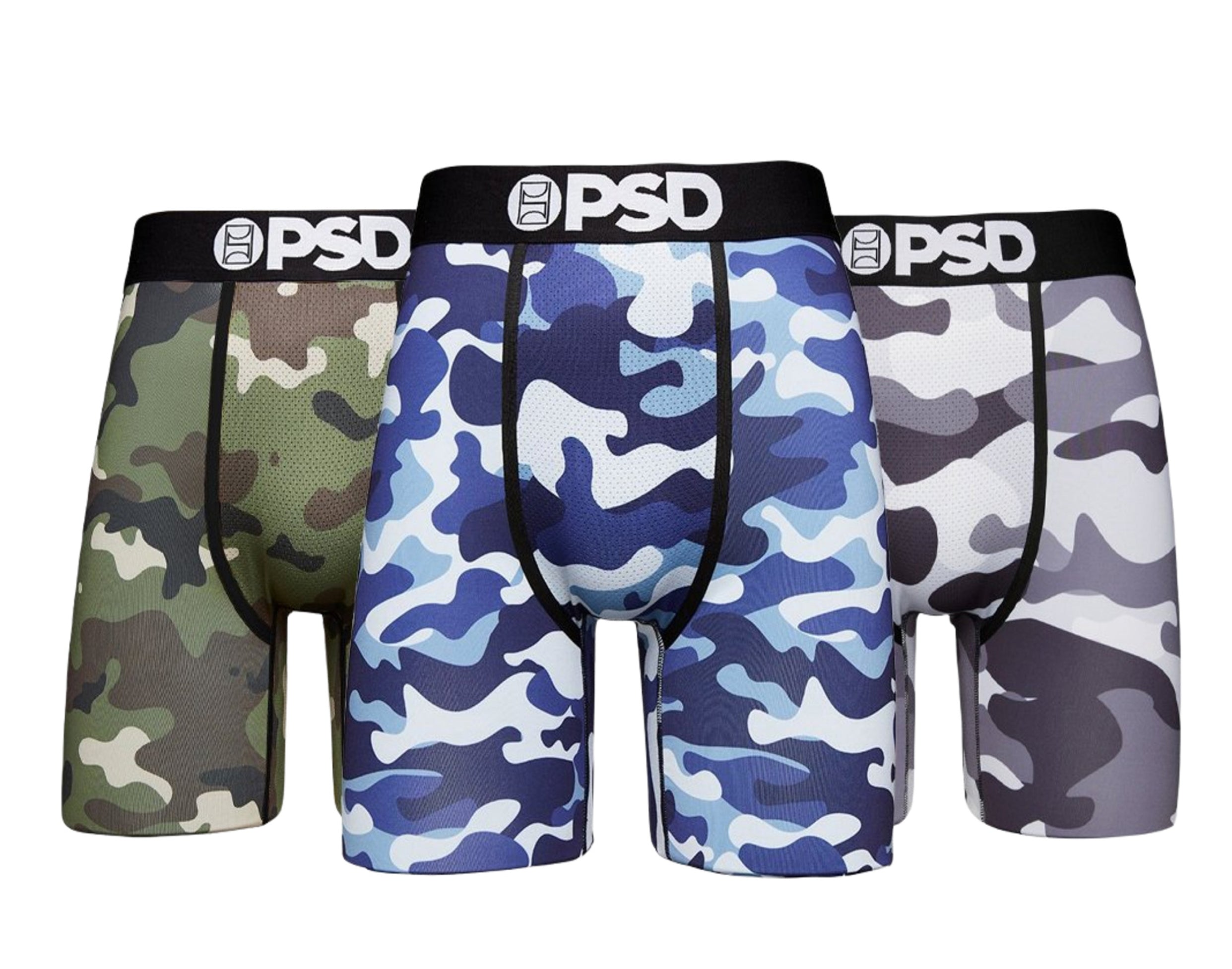PSD Camo - 3-Pack Boxer Briefs Men's Underwear