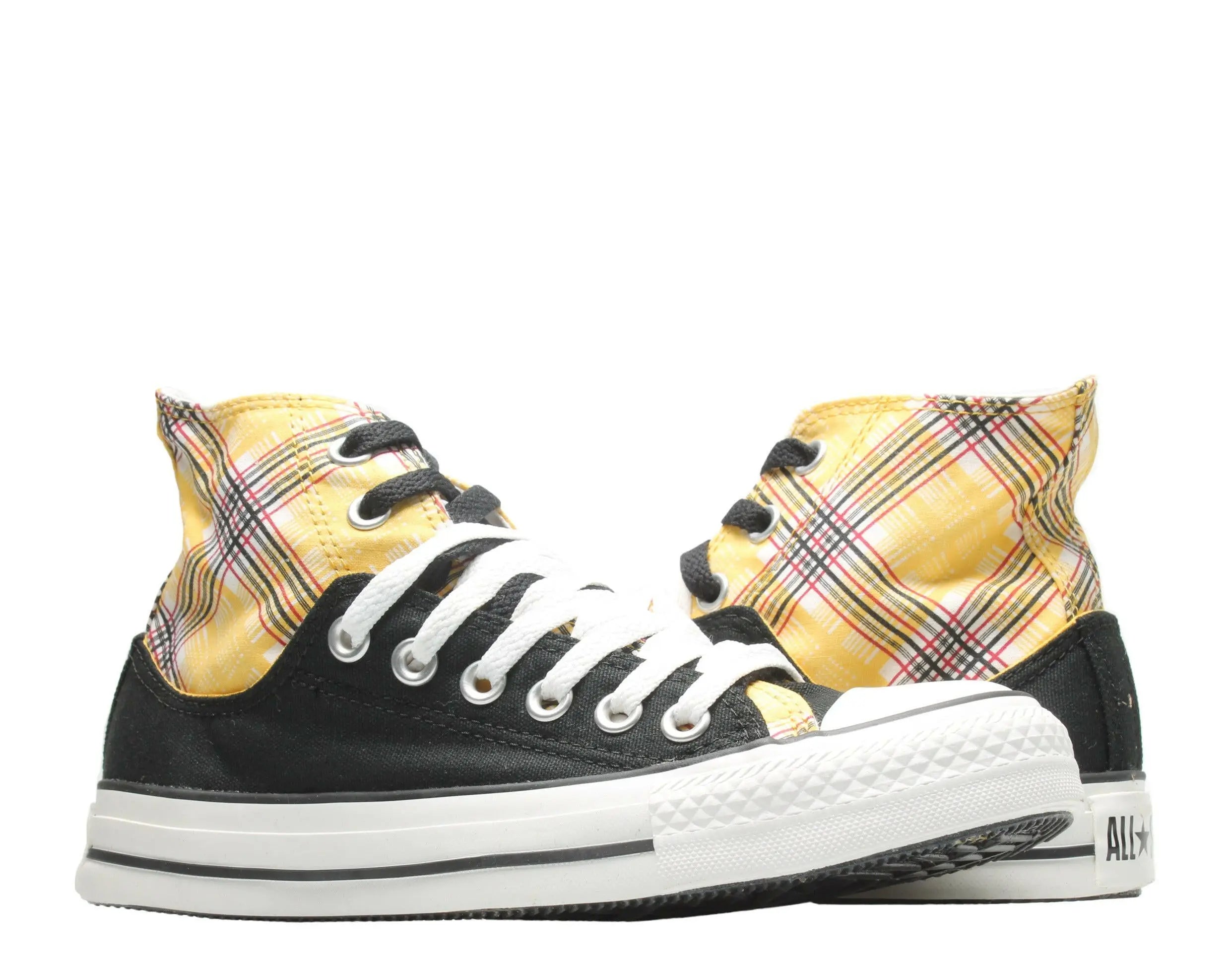 Converse Chuck Taylor All Star Layer Up Plaid Hi Women's Sneakers.