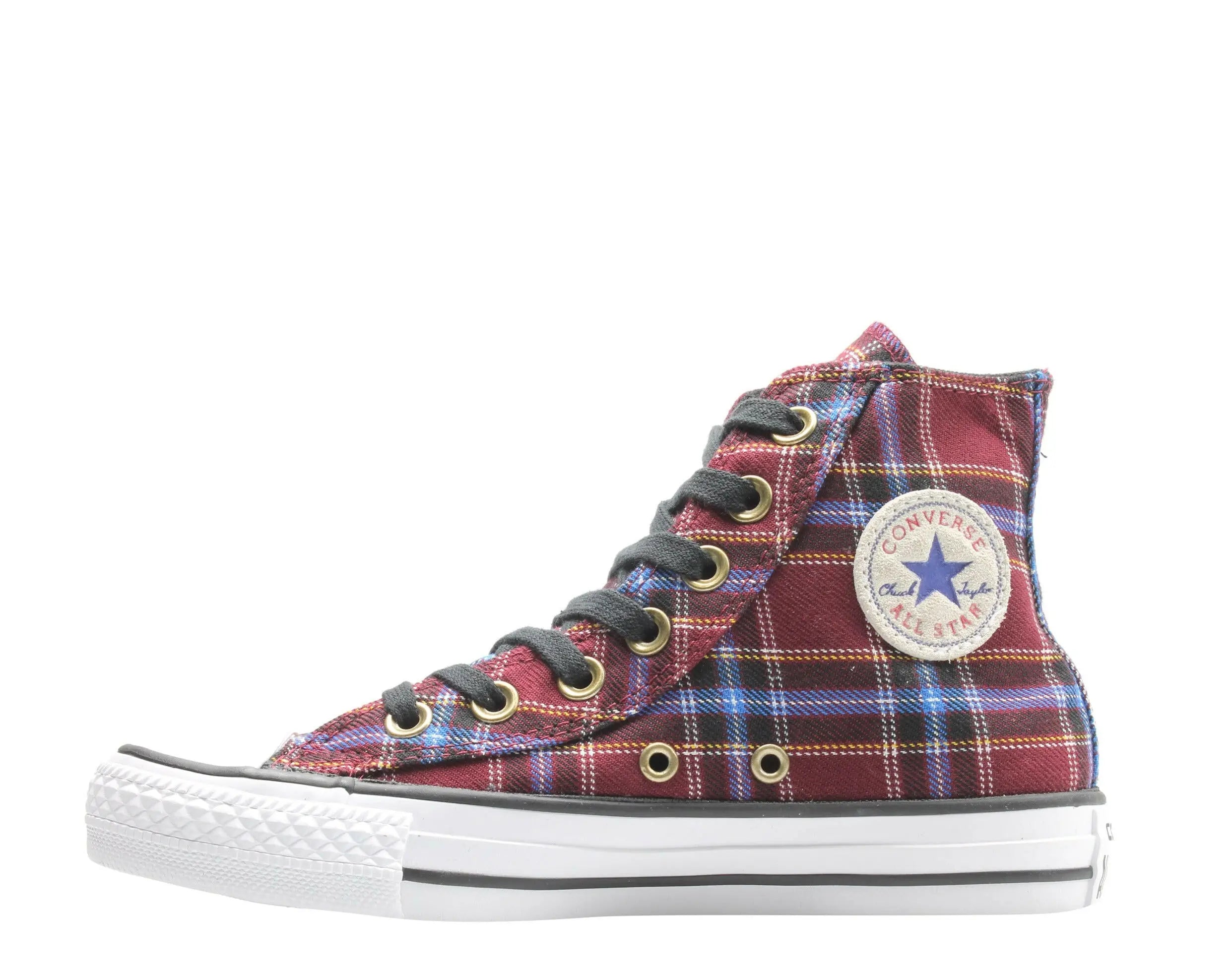 Converse Chuck Taylor All Star Dual Zip Hi Plaid Women's Sneakers.