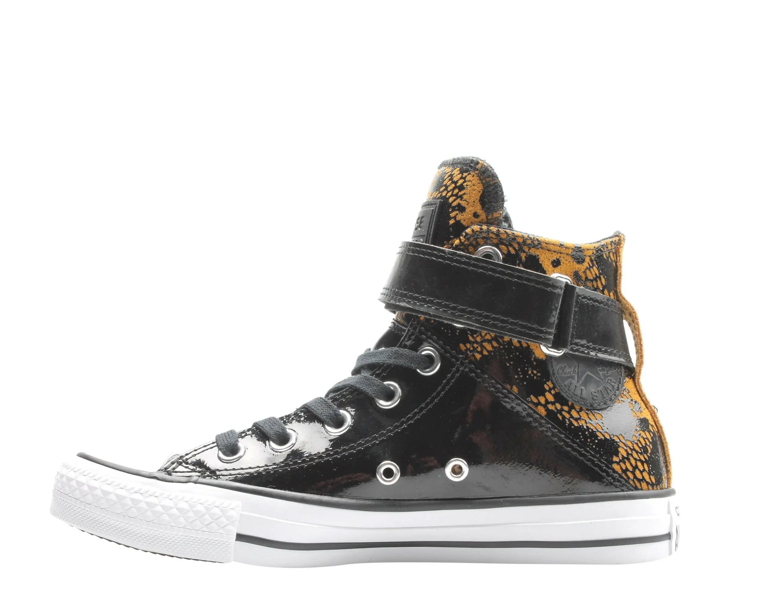 Converse Chuck Taylor All Star Brea Hi Antique Patent Women's Sneakers.