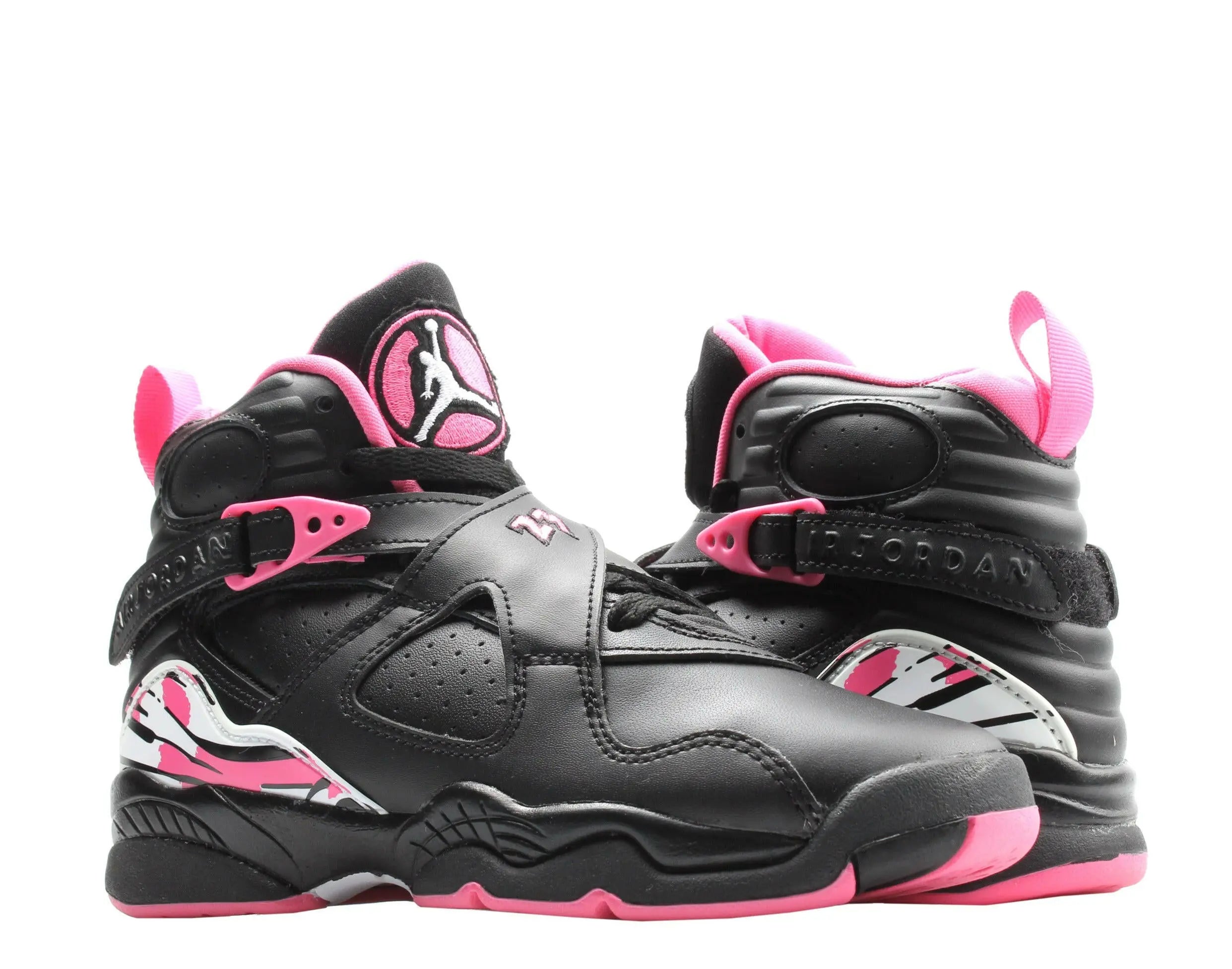 Nike Air Jordan 8 Retro (GS) Big Girls Basketball Shoes.