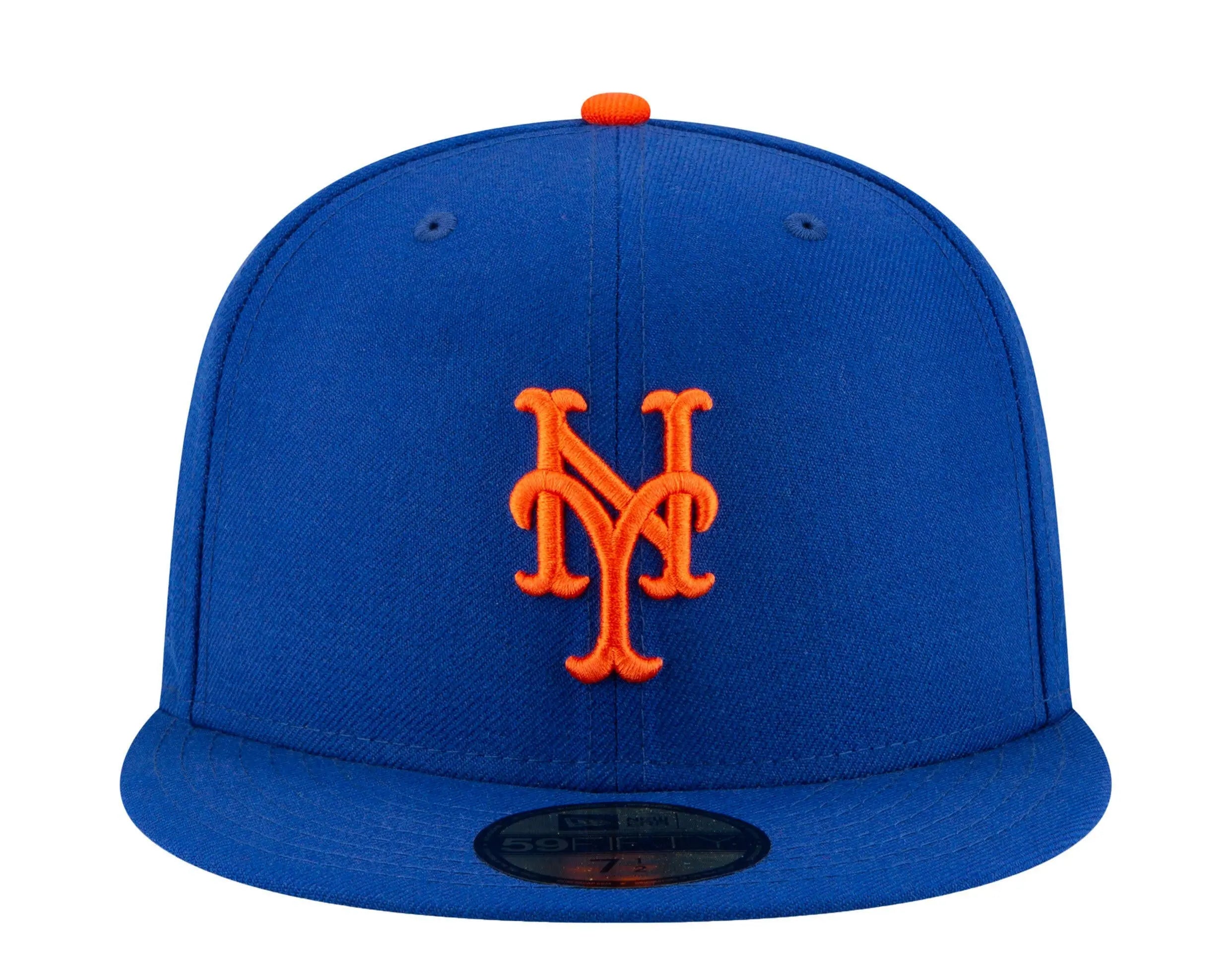 New Era 59Fifty MLB New York Mets Icy 2013 ASG Side Patch Fitted Hat W/ Baby Blue Undervisor.