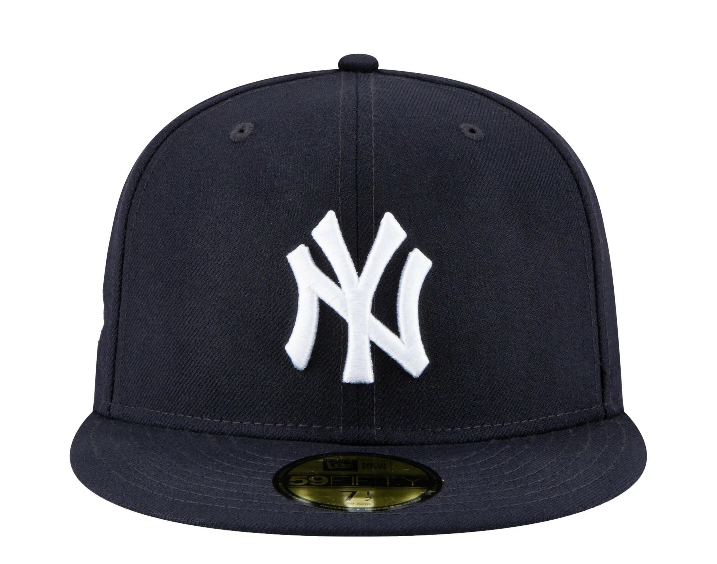 New Era 59Fifty MLB New York Yankees Icy 2008 ASG Side Patch Fitted Hat W/ Baby Blue Undervisor.