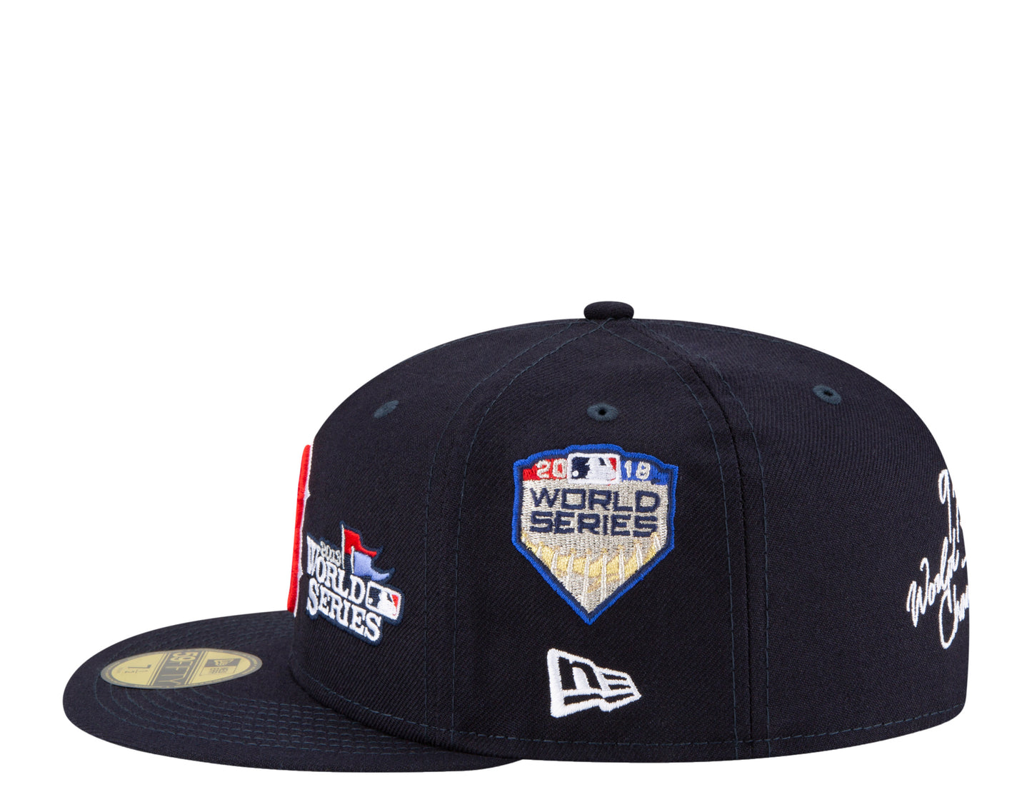 New Era 59Fifty MLB Boston Red Sox World Champions Fitted Hat W/ Grey Undervisor