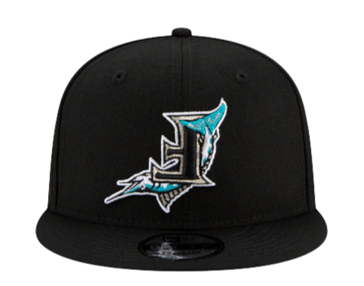 New Era 9Fifty MLB Florida Marlins Upside Down Logo Snapback Hat