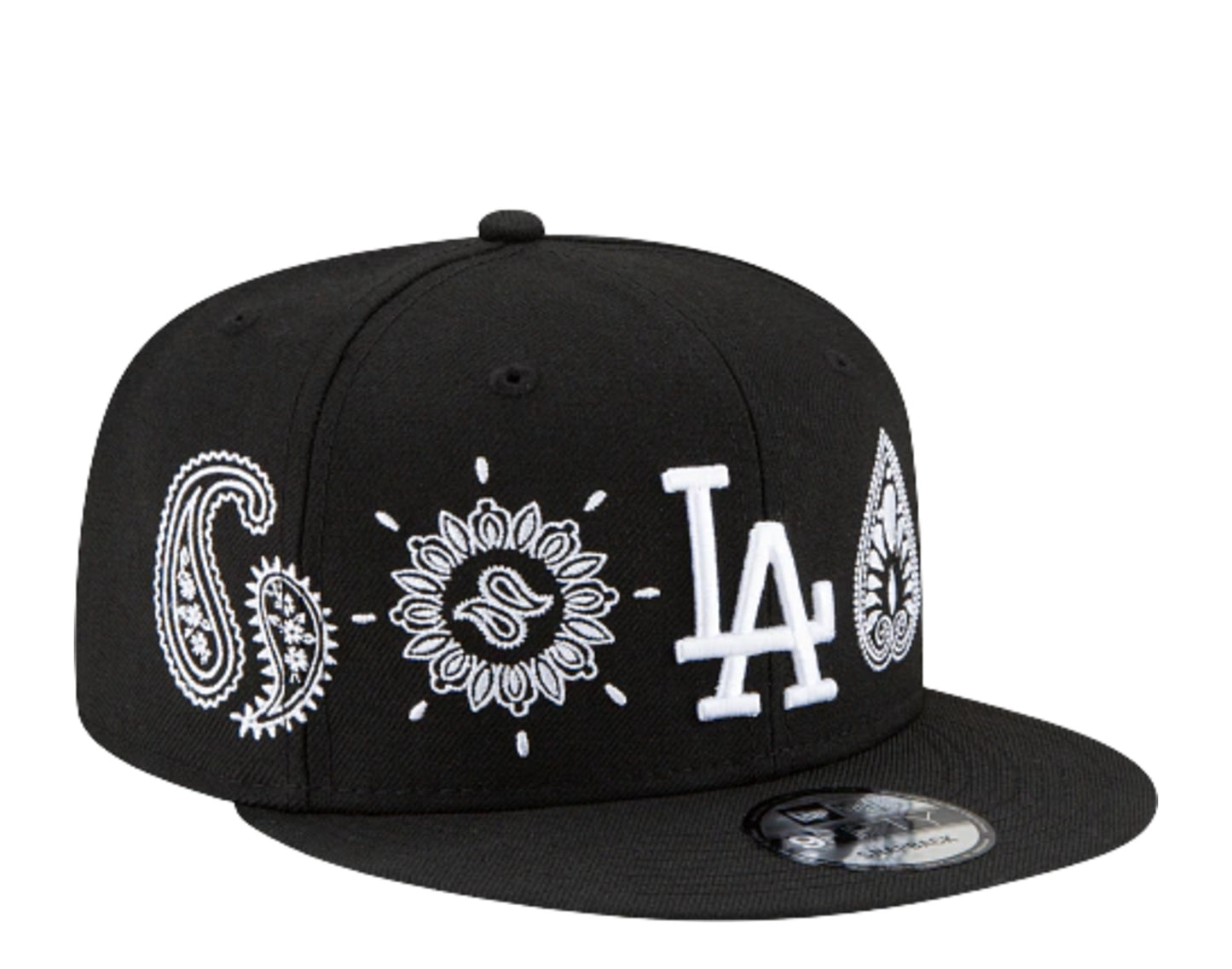 New Era 9Fifty MLB Los Angeles Dodgers Paisley Elements Snapback Hat W/ Grey Undervisor