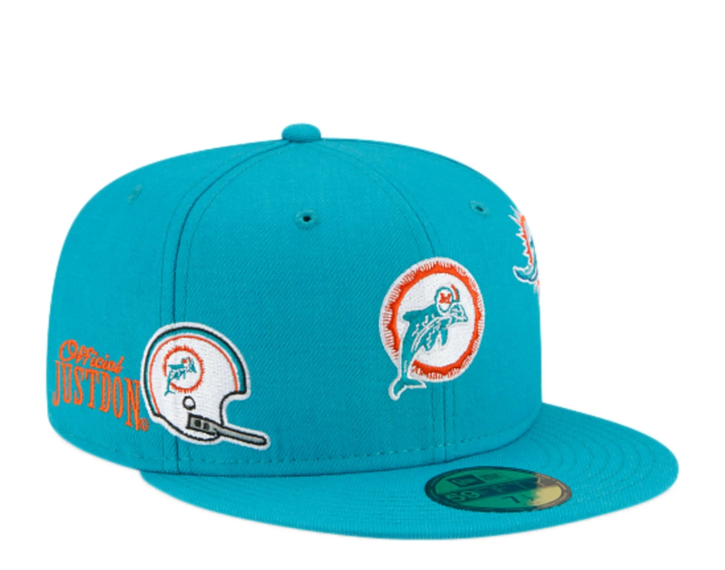 New Era x Just Don 59Fifty NFL Miami Dolphins Fitted Hat.