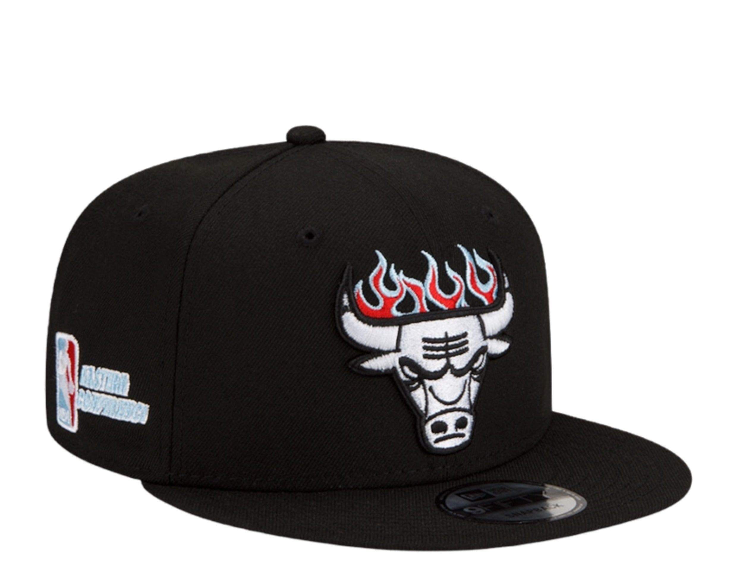 Chicago Bulls NBA Logo Background Heather Snapback Hat by Devious Elements Apparel