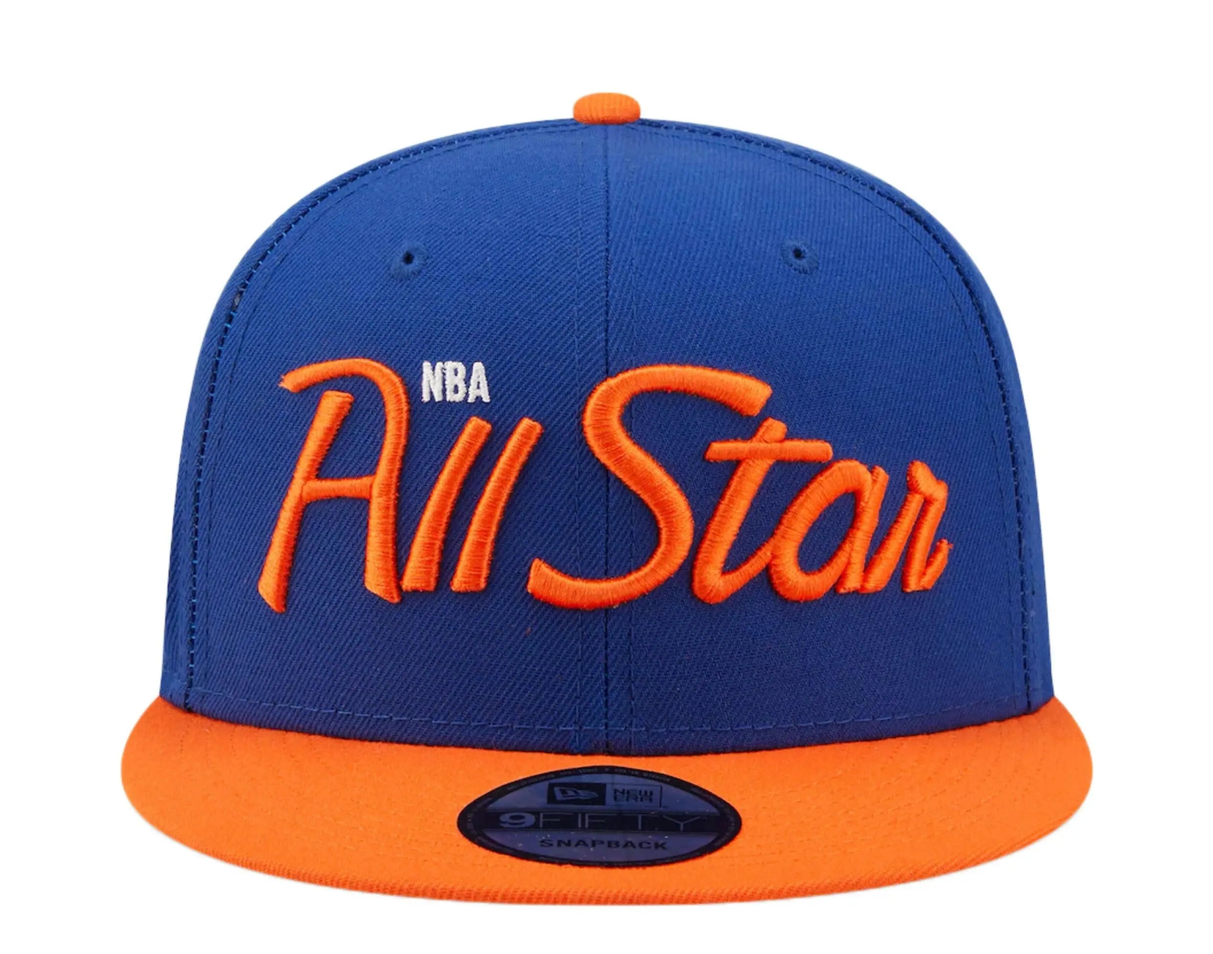 New Era 9Fifty NBA New York Knicks All Star Game Script Snapback Hat.