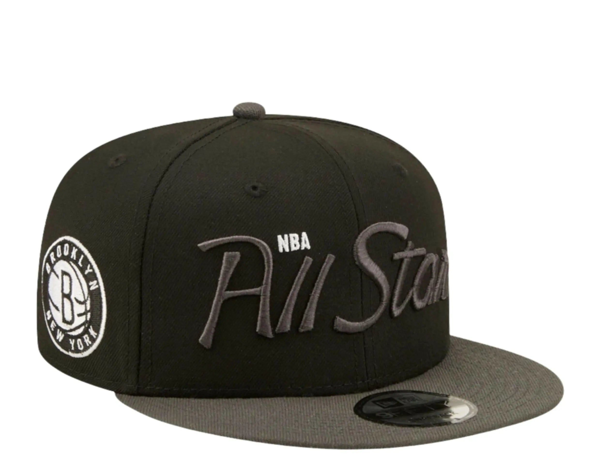 New Era 9Fifty NBA Brooklyn Nets All Star Game Script Snapback Hat.