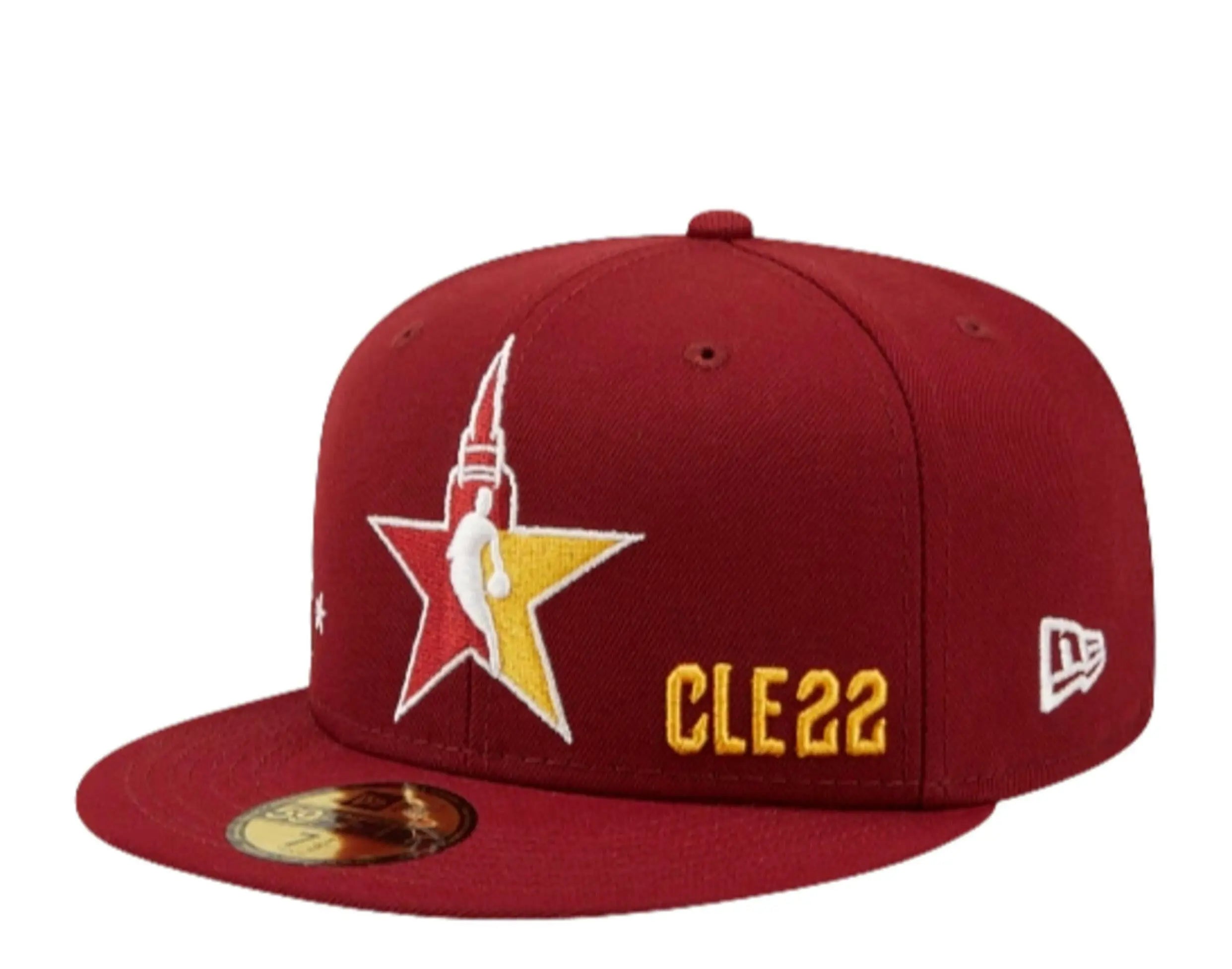 New Era 59Fifty NBA All Star Game City Red Fitted Hat.