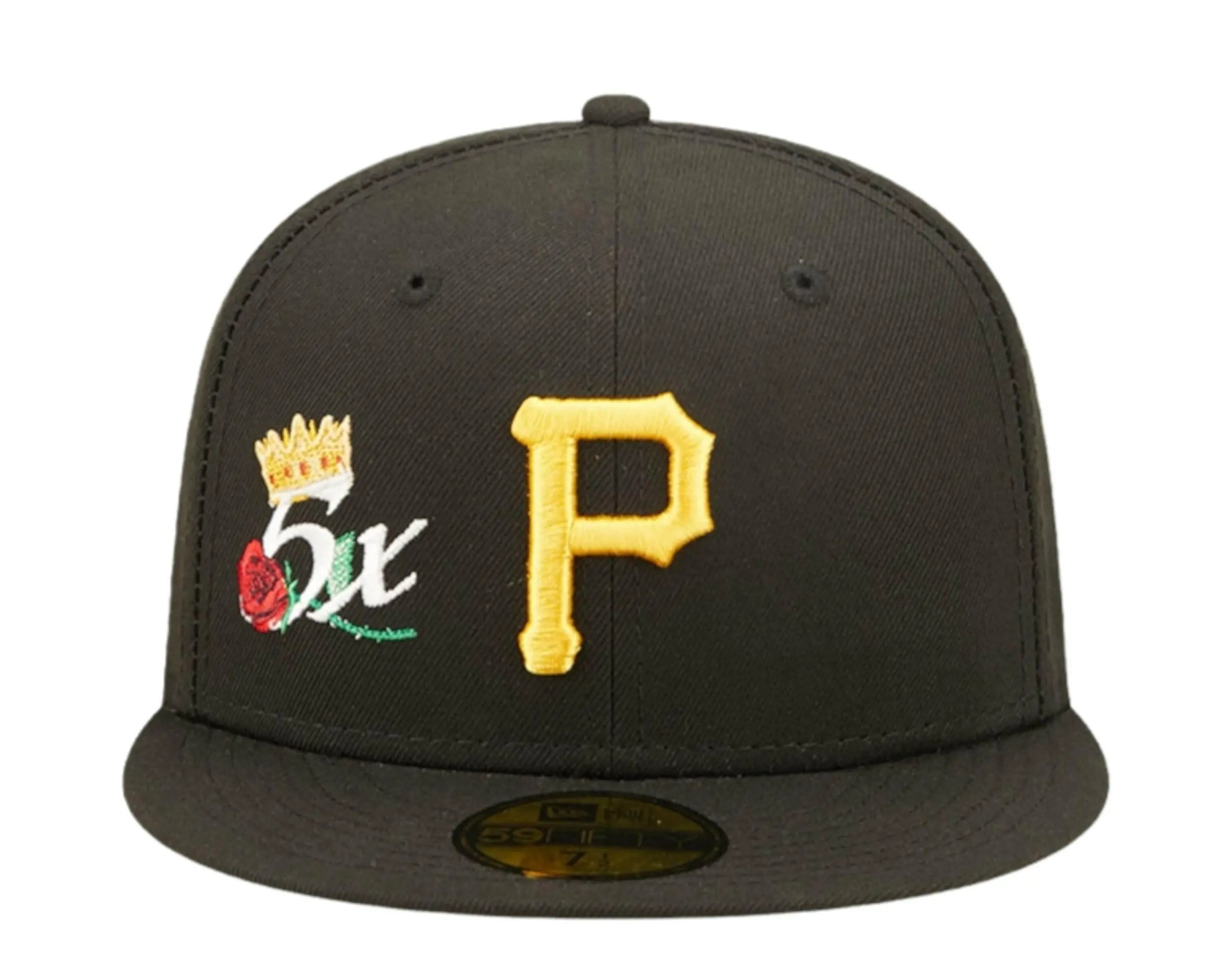 New Era 59Fifty MLB Pittsburgh Pirates Crown Champs WS Fitted Hat.