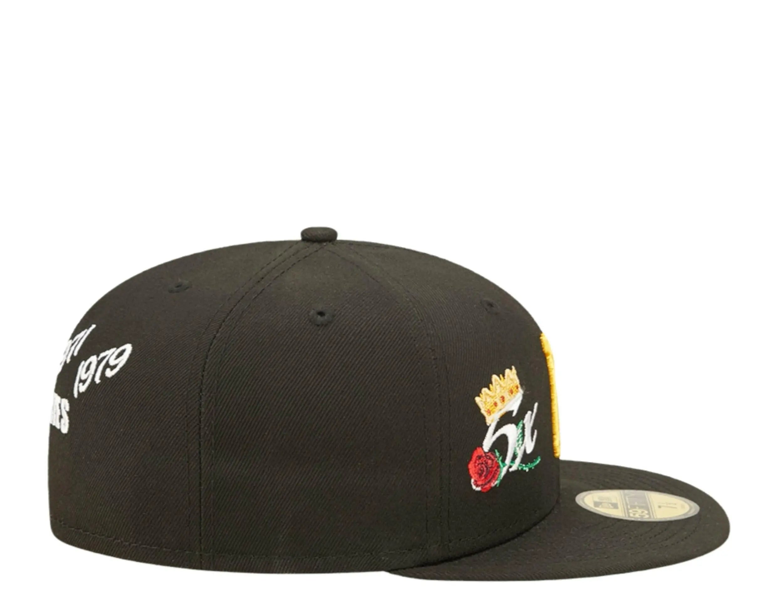 New Era 59Fifty MLB Pittsburgh Pirates Crown Champs WS Fitted Hat.