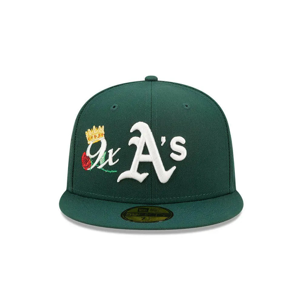 New Era 59Fifty MLB Oakland Athletics Crown Champs WS Fitted Hat.