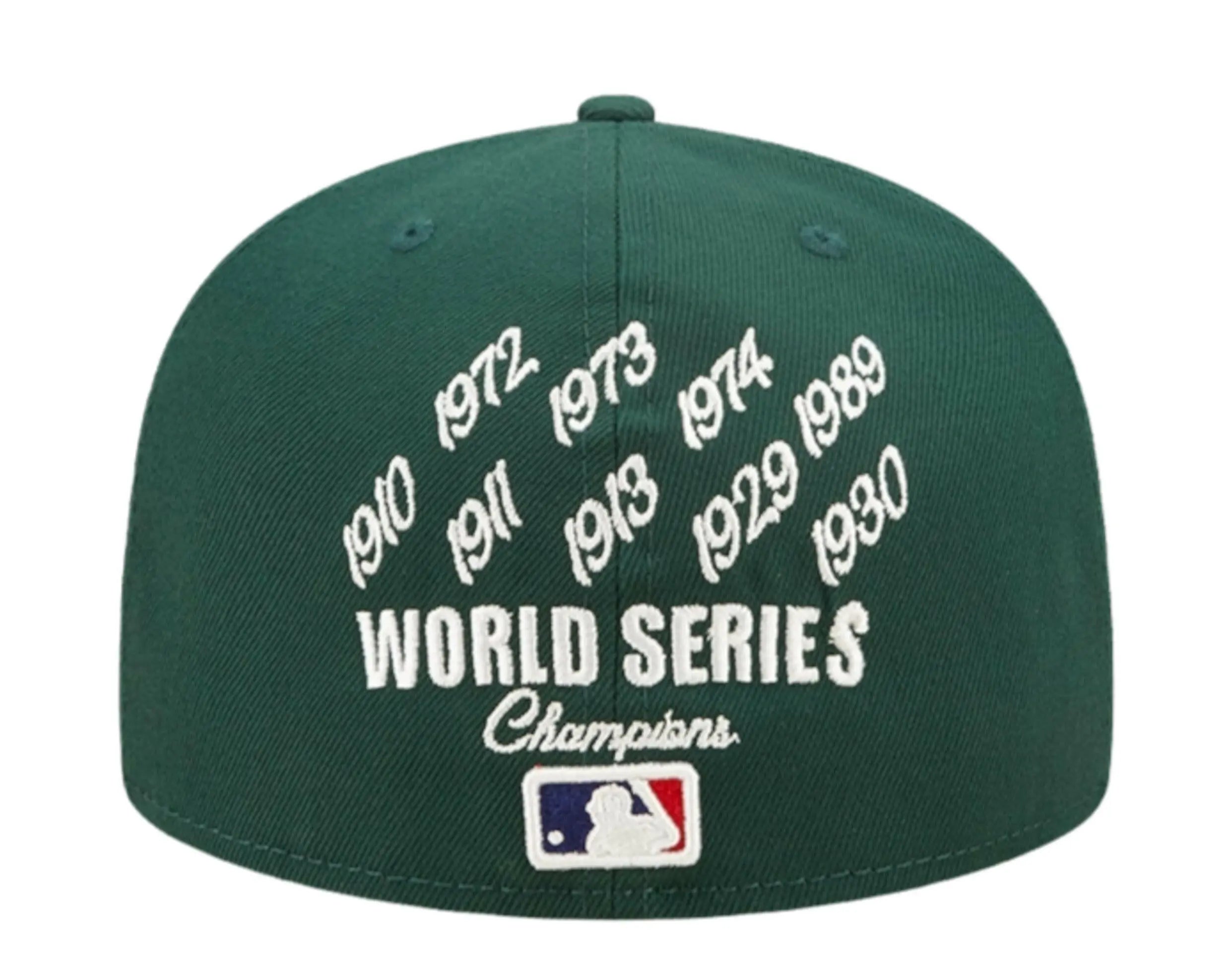New Era 59Fifty MLB Oakland Athletics Crown Champs WS Fitted Hat.