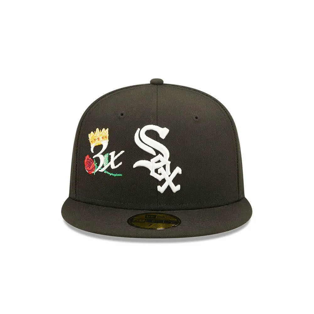 New Era 59Fifty MLB Chicago White Sox Crown Champs WS Fitted Hat.