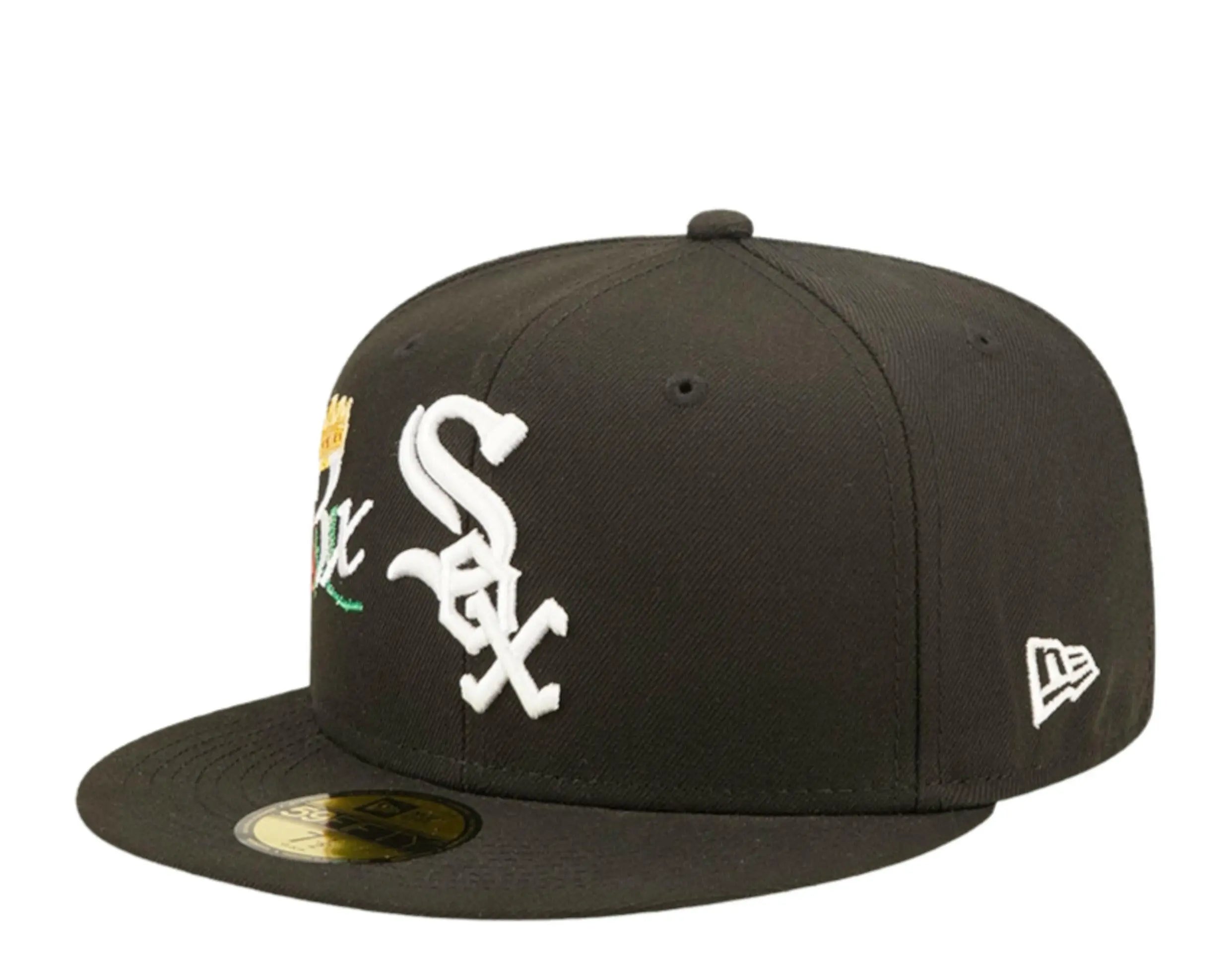 New Era 59Fifty MLB Chicago White Sox Crown Champs WS Fitted Hat.