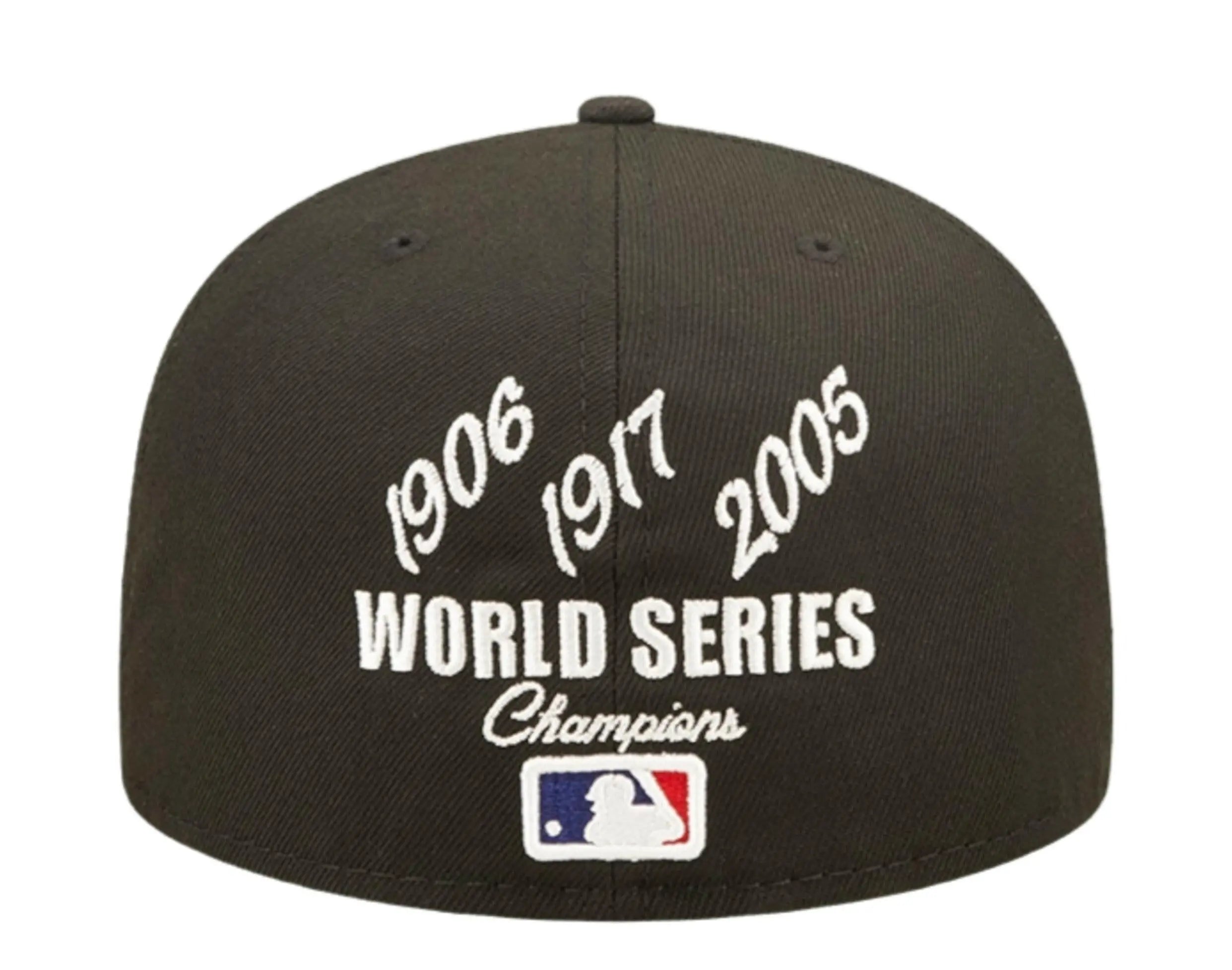 New Era 59Fifty MLB Chicago White Sox Crown Champs WS Fitted Hat.