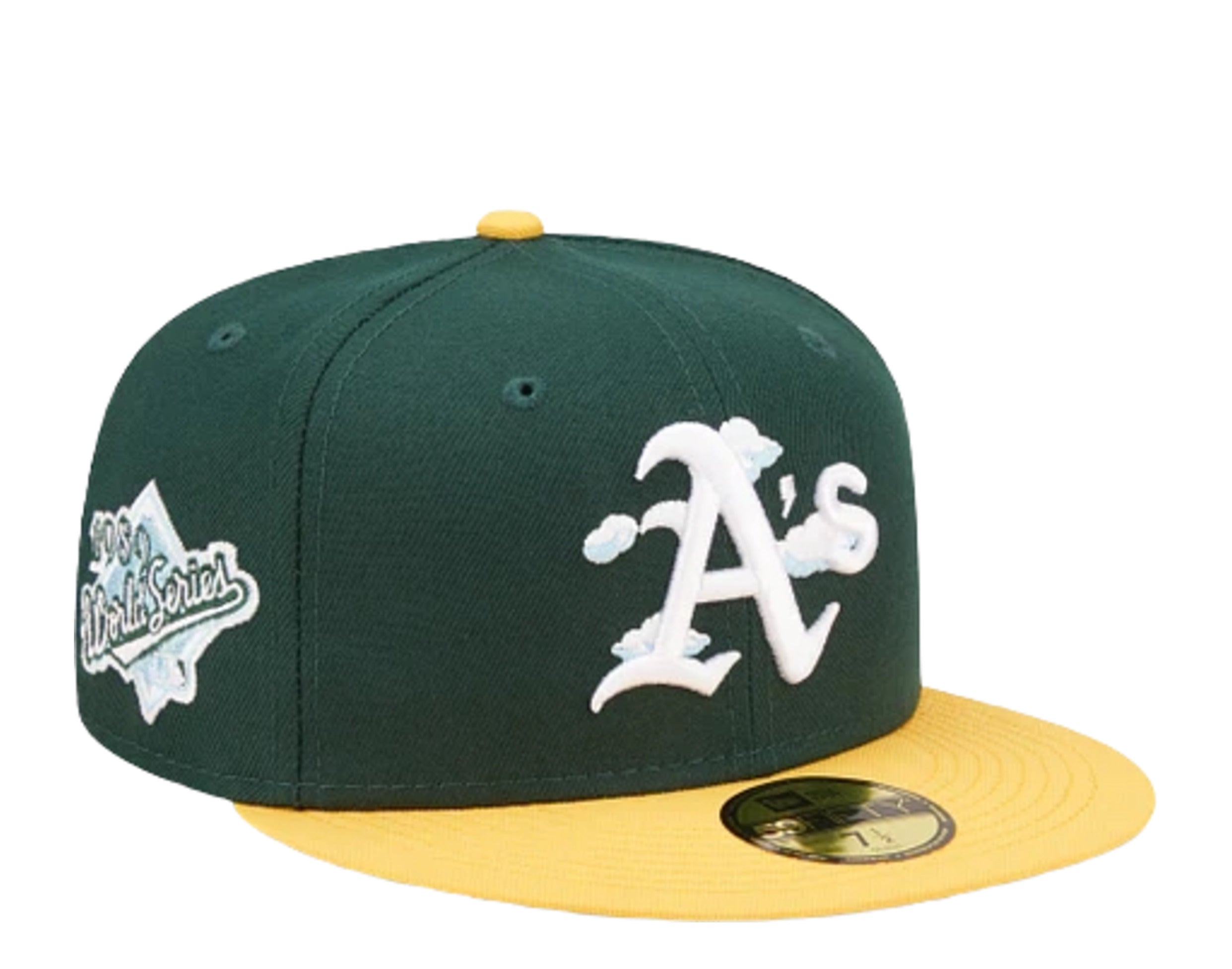 New Era 59FIFTY MLB Oakland Athletics Comic Cloud Fitted Hat 7 7/8