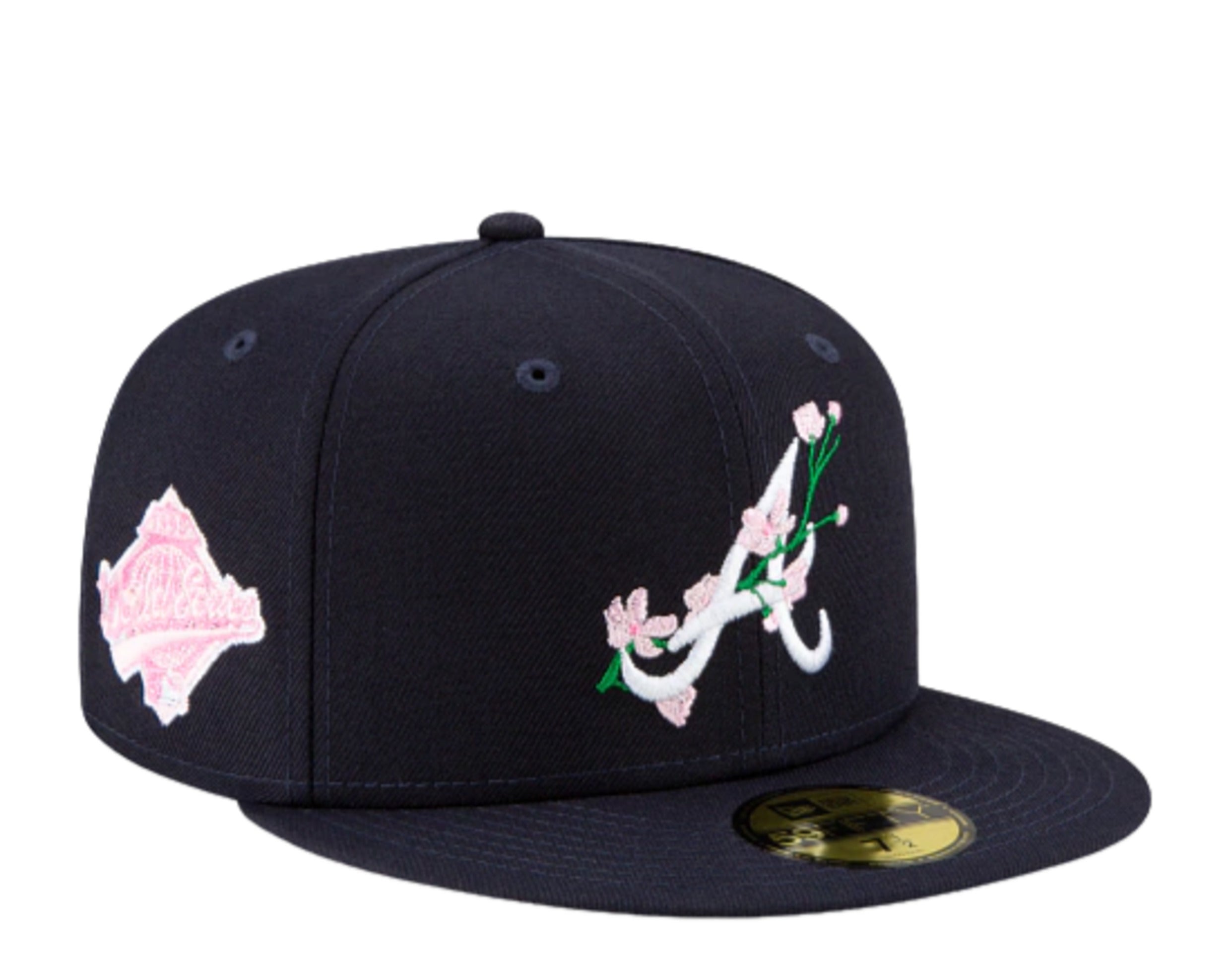 New Era 59Fifty MLB Atlanta Braves Side Patch Bloom Fitted Hat