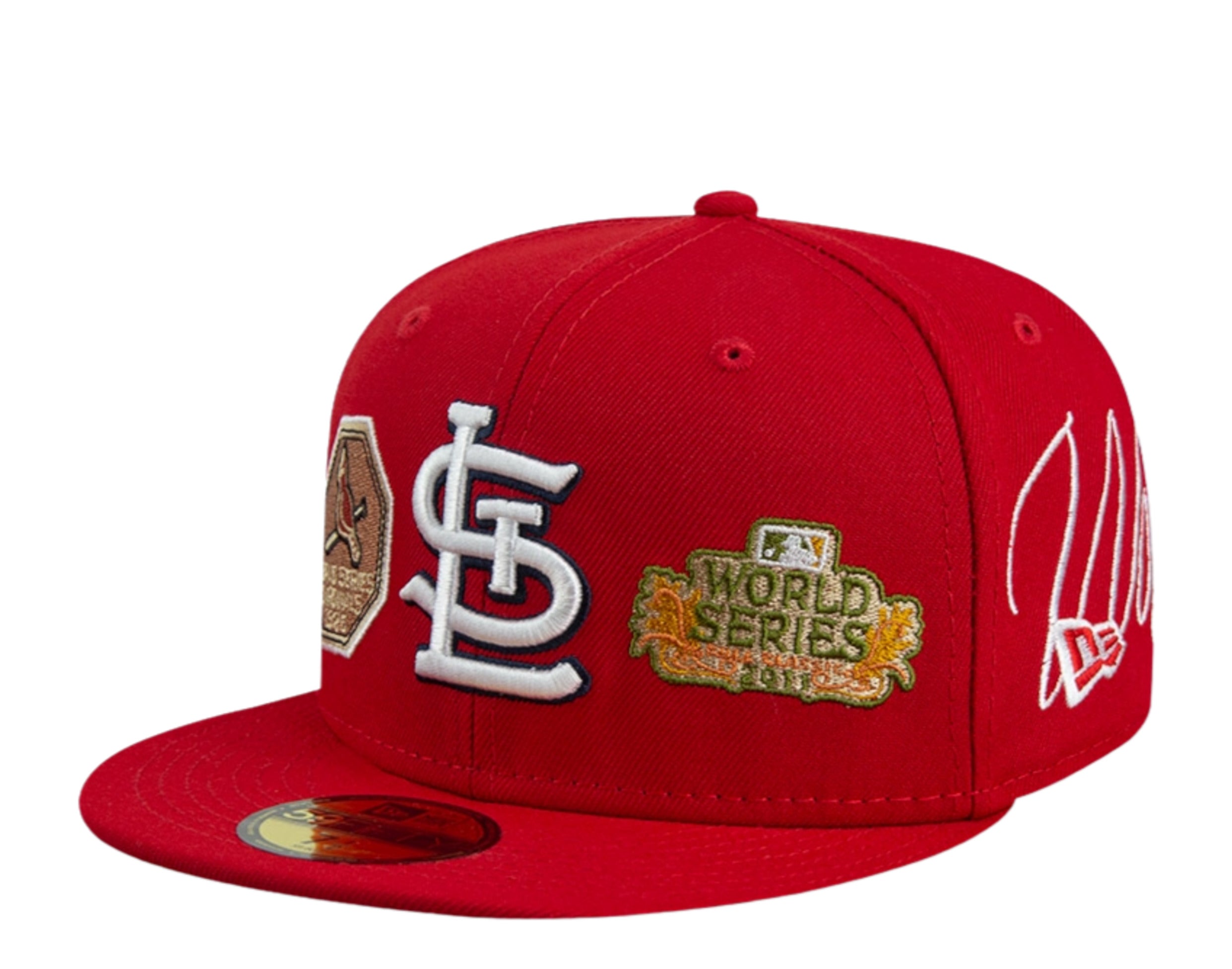 New Era x Politics St. Louis Cardinals 59FIFTY Fitted Hat - Light Bronze/Lemon, Size 7 5/8 by Sneaker Politics