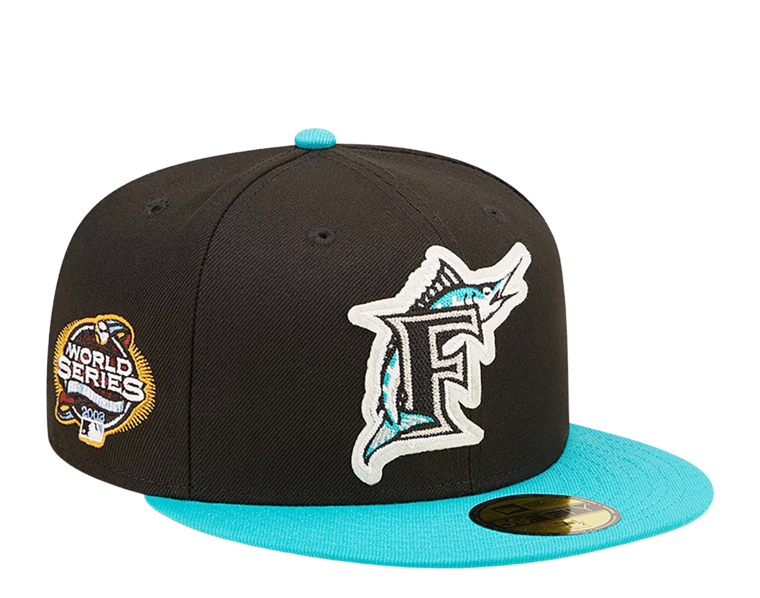 New Era 59Fifty MLB Florida Marlins Letterman Fitted Hat – NYCMode