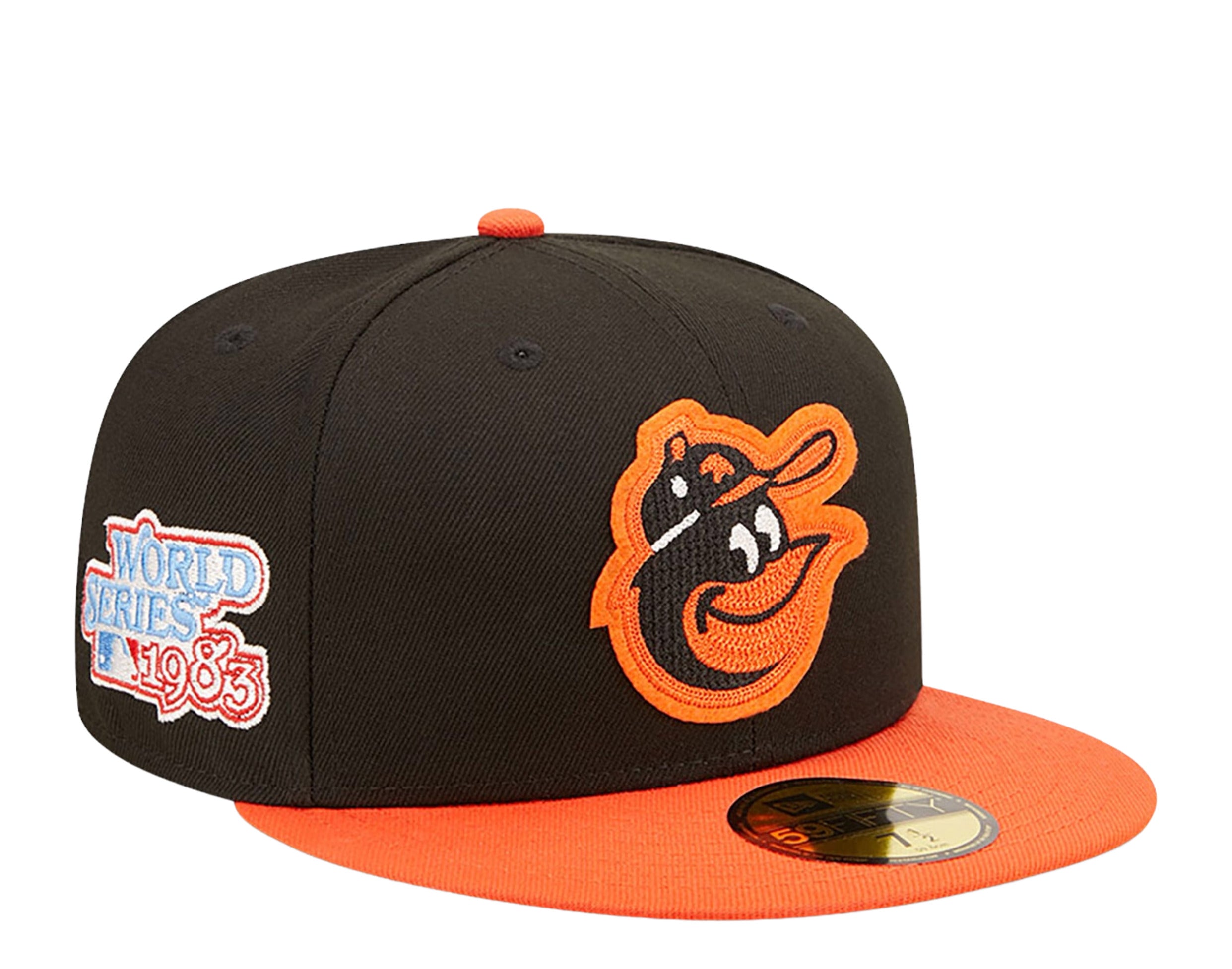 New Era Baltimore Orioles 5950 Fitted Hat MLB Basic Black white