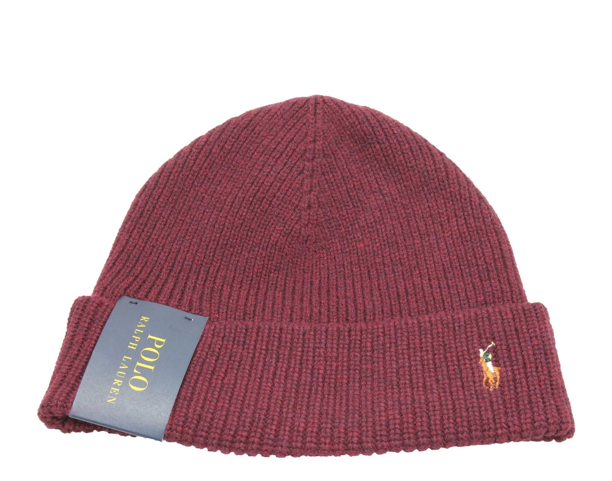 Polo Ralph Lauren Merino Wool Polo Horse Knit Hat.