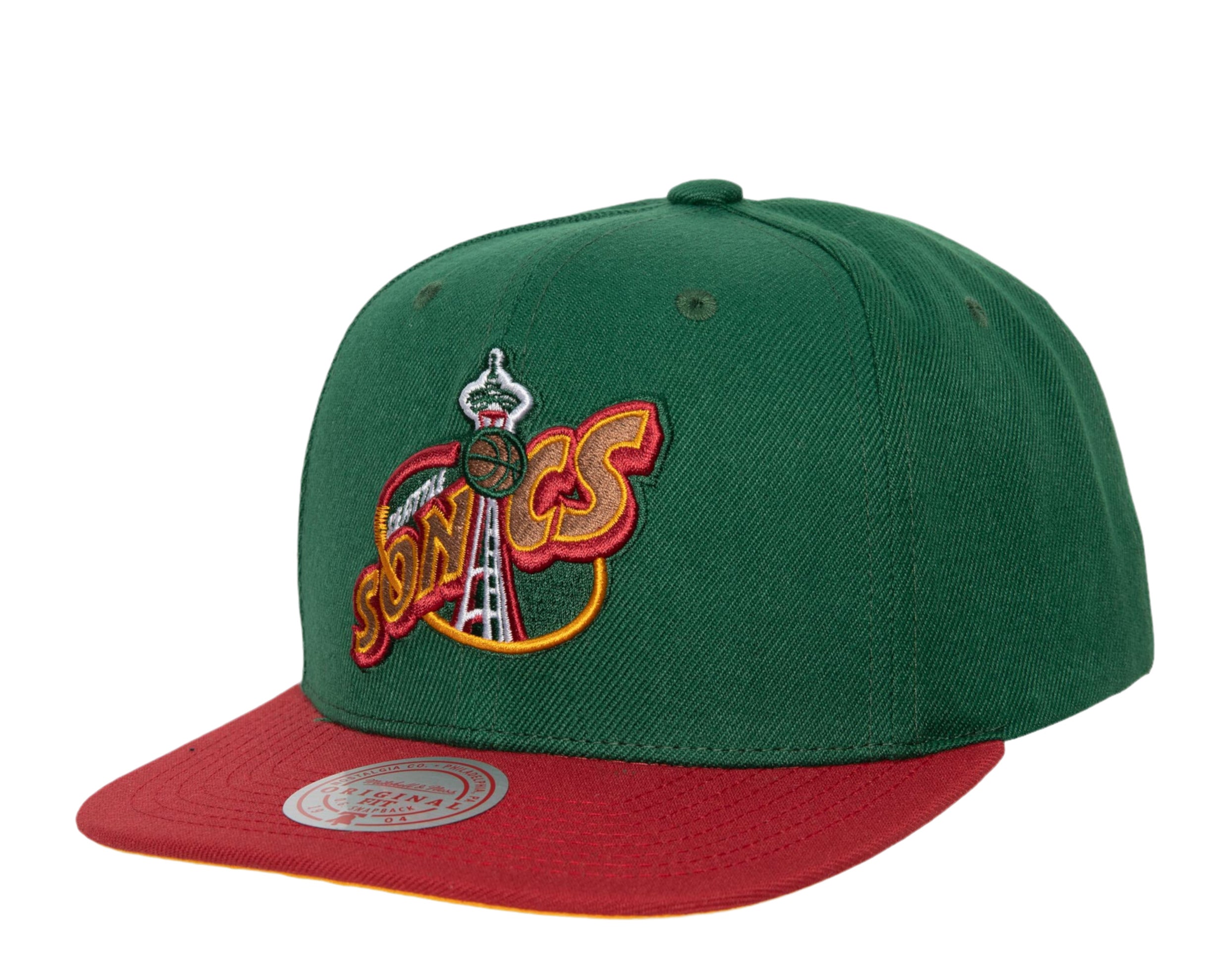 Mitchell & Ness NBA Core Basic Seattle Supersonics HWC Snapback Hat